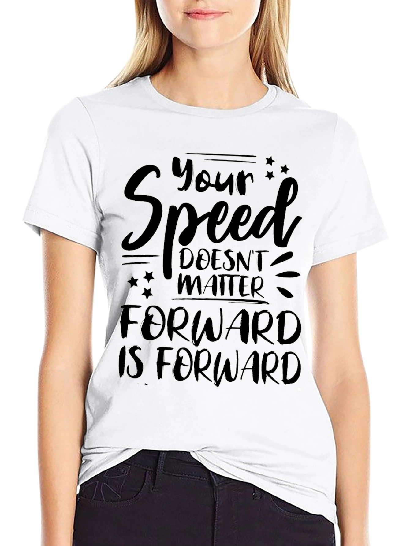 Motivational Your Speed Graphic Tee