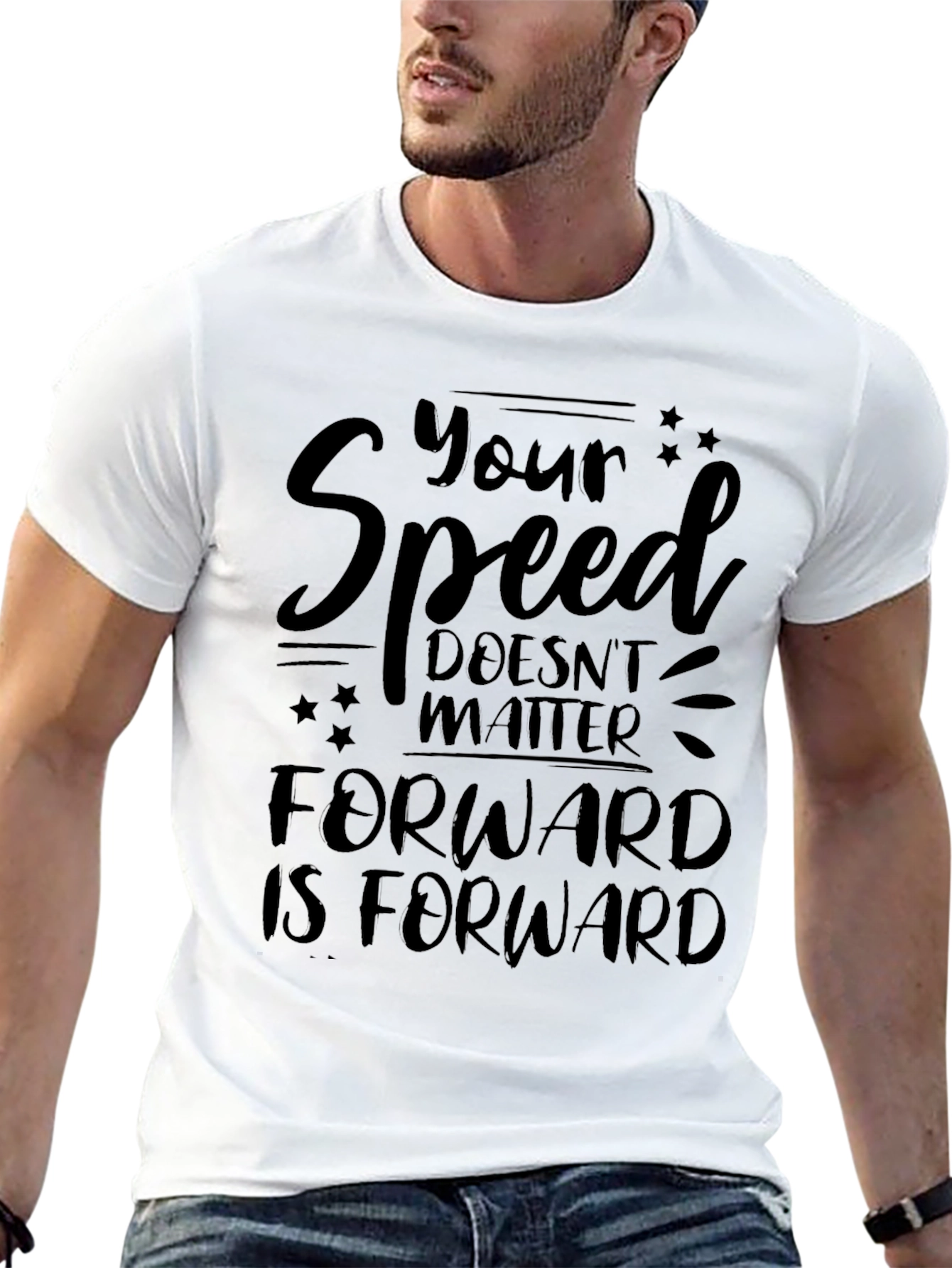 Motivational Your Speed Graphic Tee