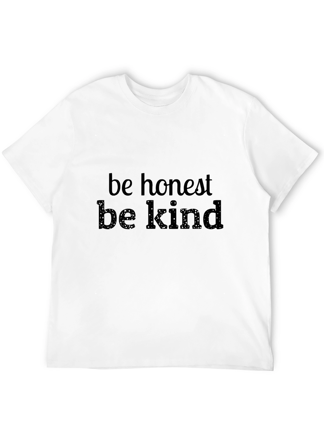 Be Honest Be Kind Black Tee