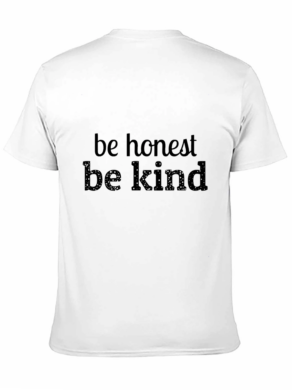 Be Honest Be Kind Black Tee