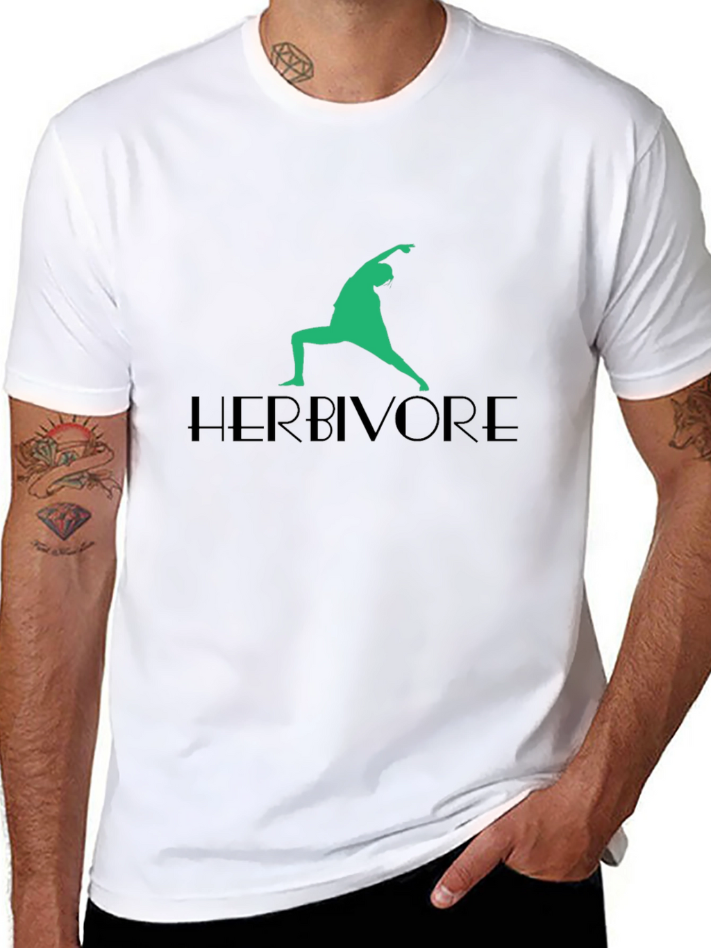 Herbivore Yoga Pose T-Shirt