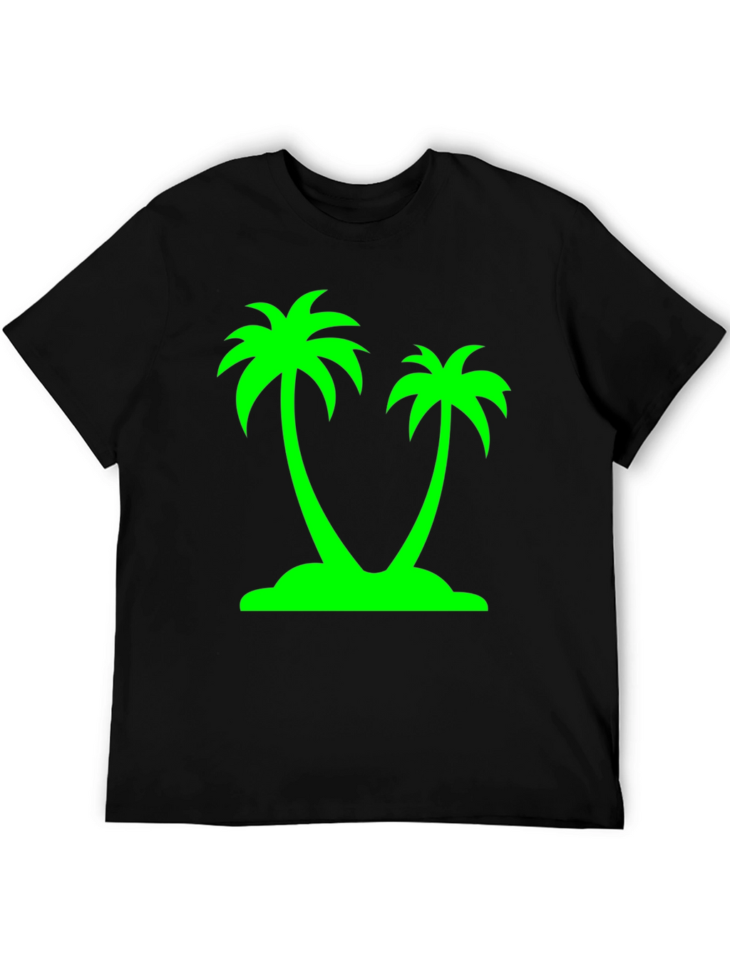 Tropical Palm Tree Graphic Tee - Island Vibes