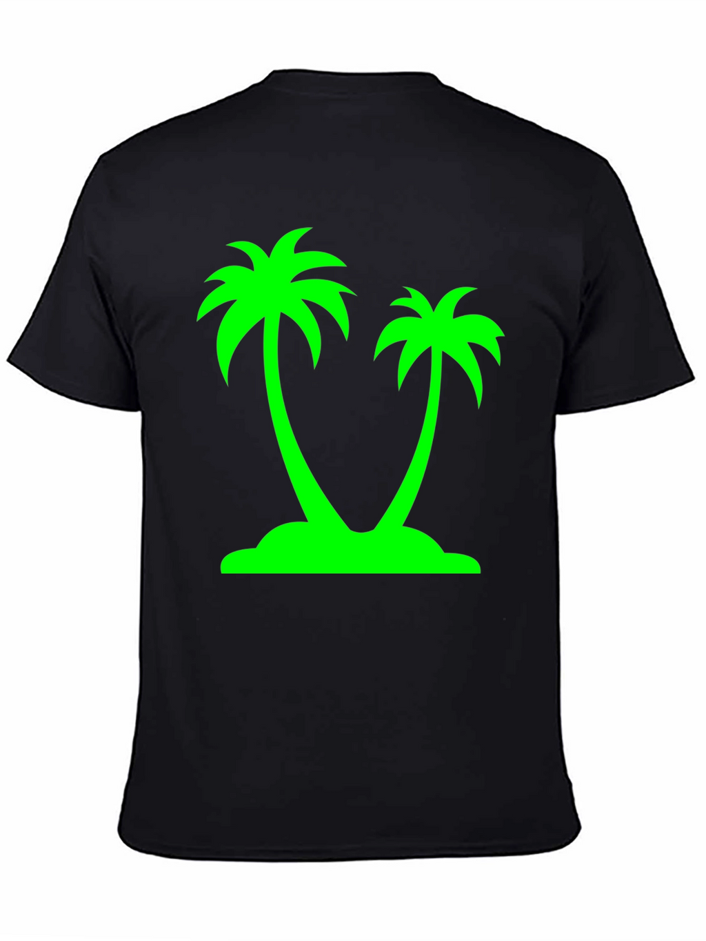 Tropical Palm Tree Graphic Tee - Island Vibes