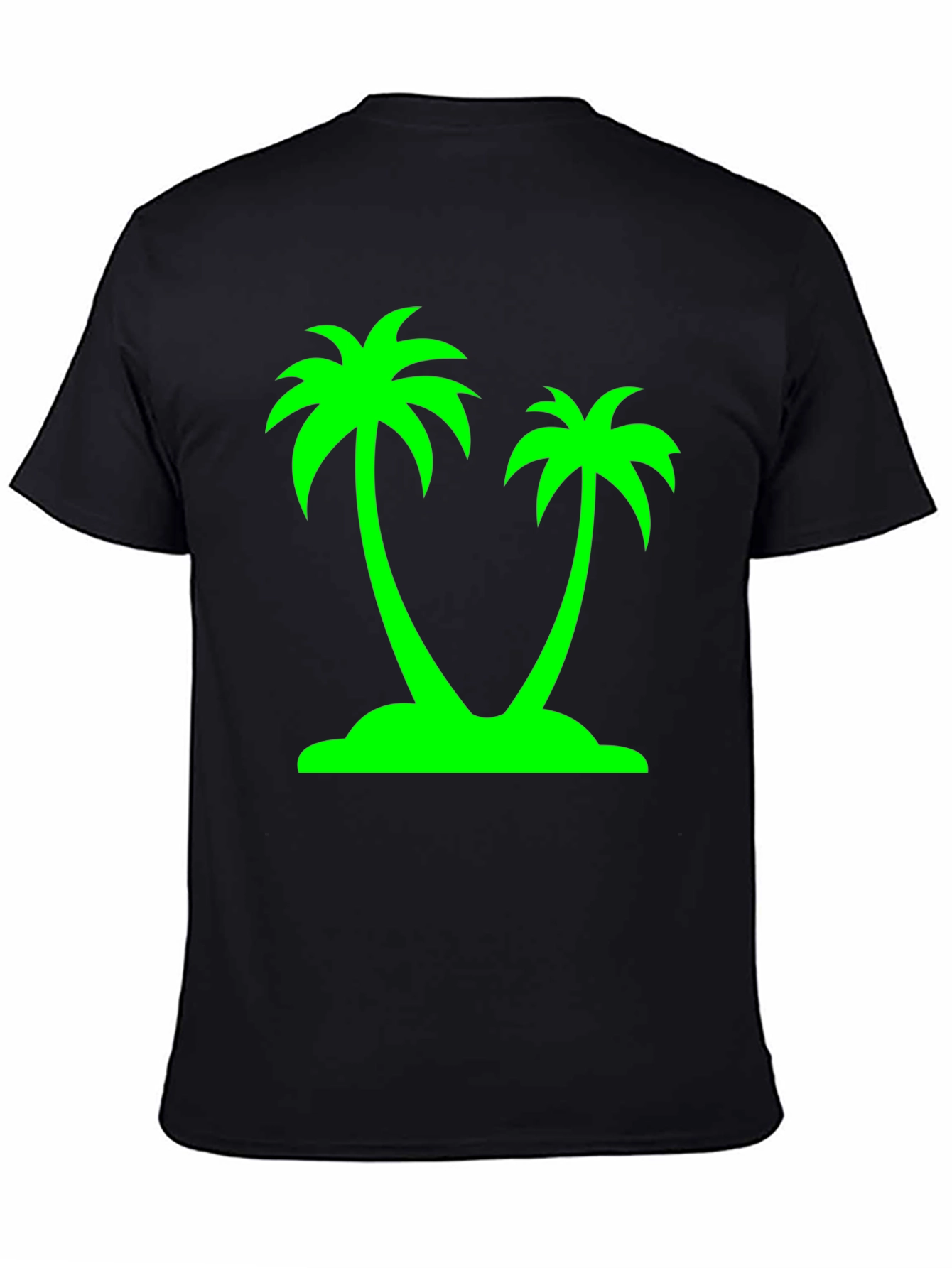 Tropical Palm Tree Graphic Tee - Island Vibes