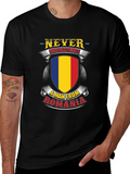 Never Underestimate a Man from Romania T-Shirt