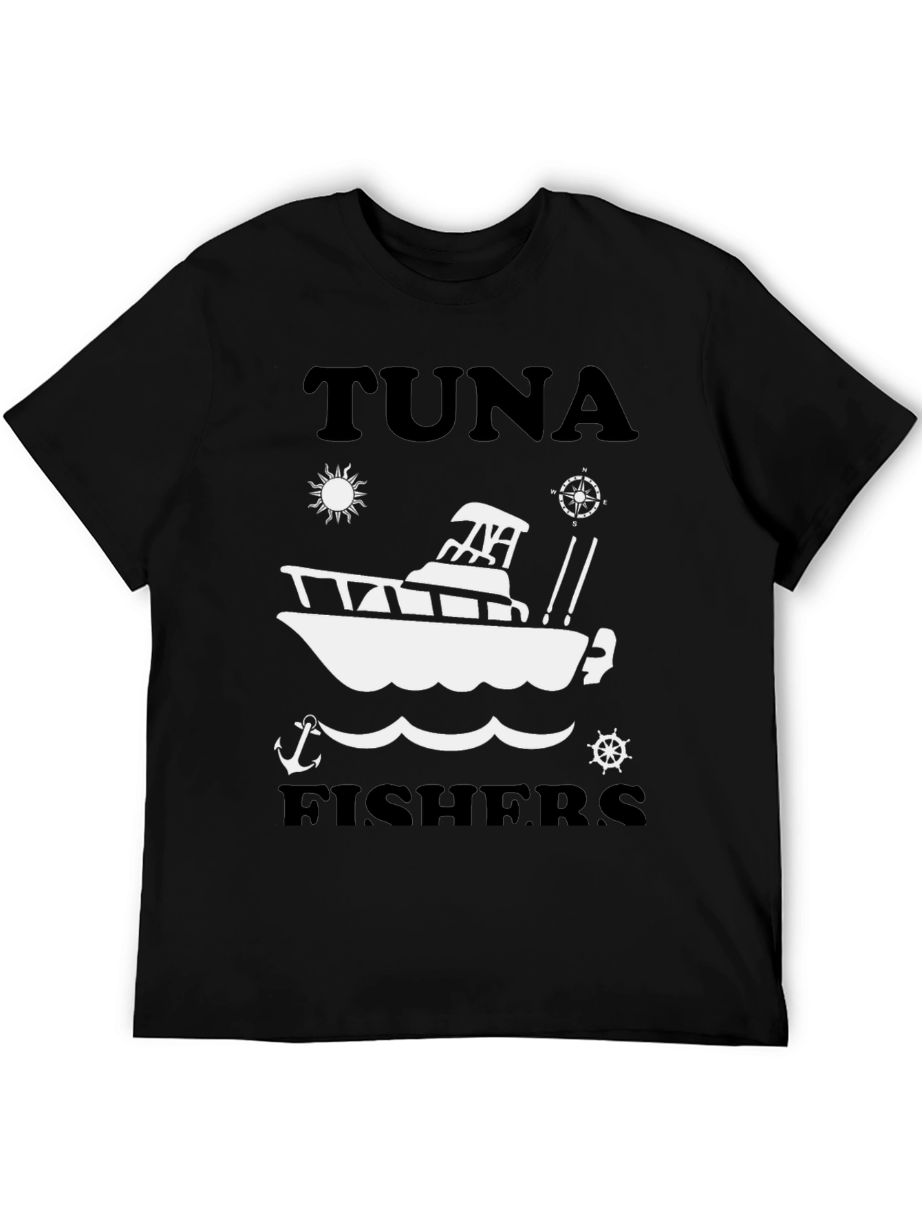 Tuna Fishers T-Shirt: Fishing Boat Graphic Tee