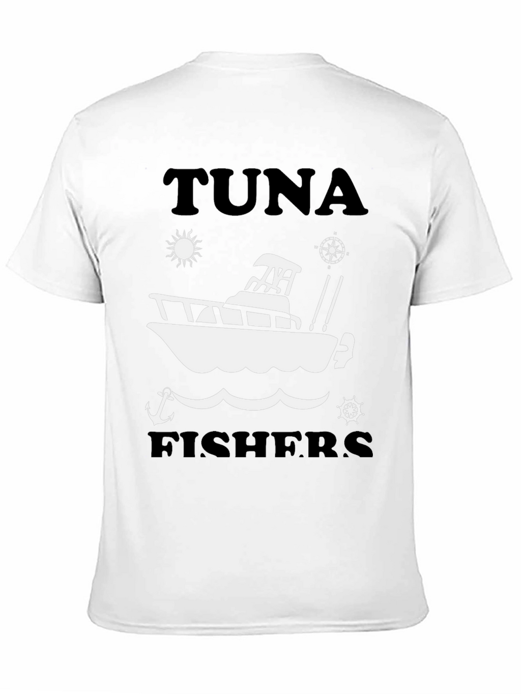 Tuna Fishers T-Shirt: Fishing Boat Graphic Tee