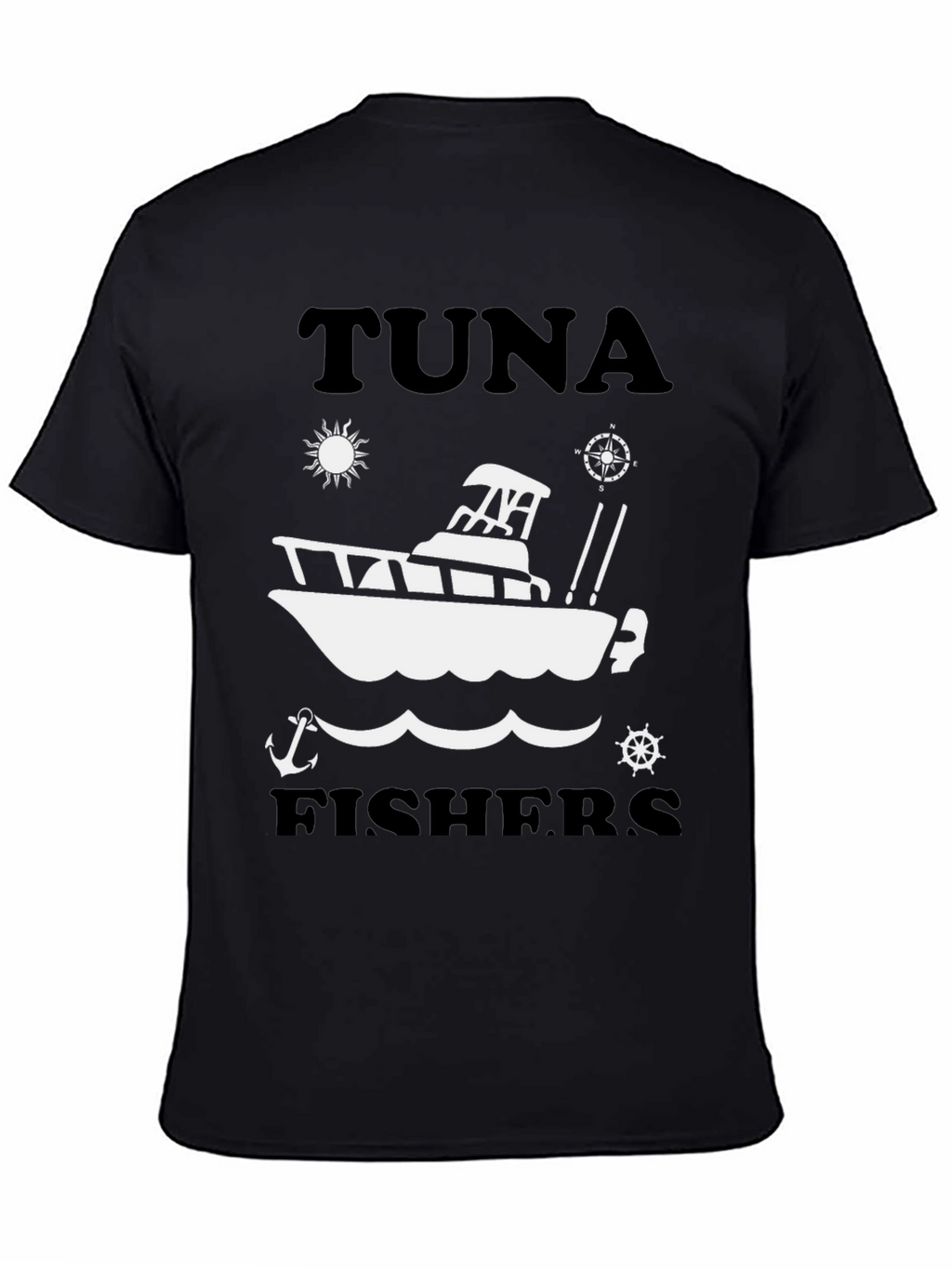 Tuna Fishers T-Shirt: Fishing Boat Graphic Tee
