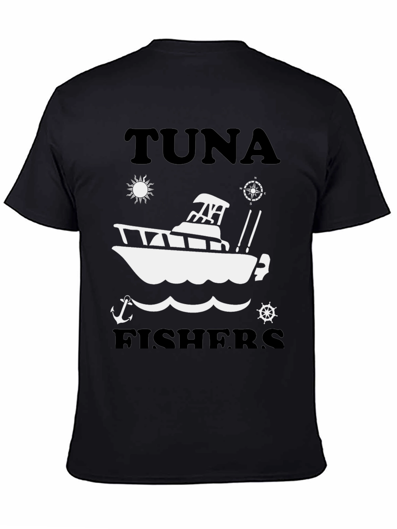 Tuna Fishers T-Shirt: Fishing Boat Graphic Tee