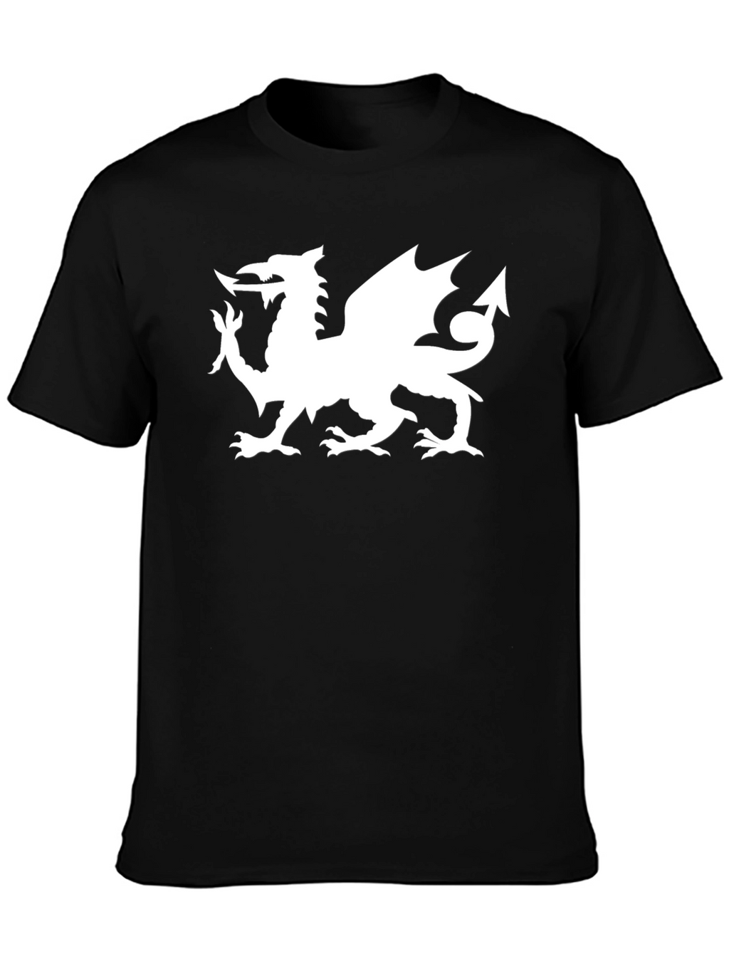 Welsh Dragon Black T-Shirt