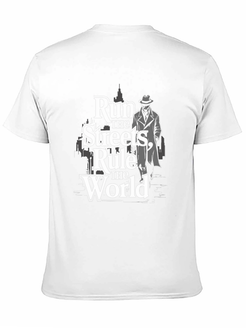 Run the Streets Graphic Black T-Shirt