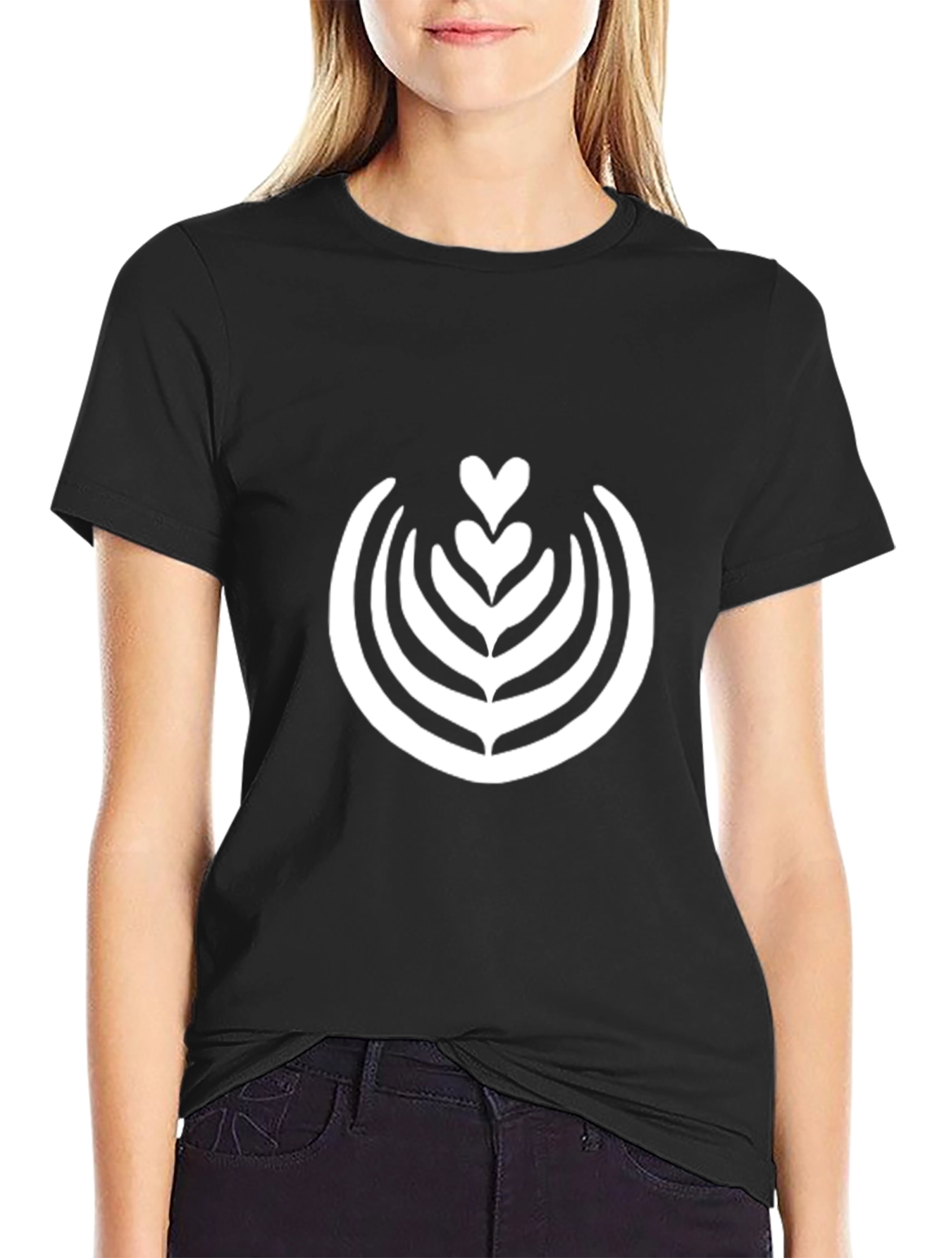 Latte Art T-Shirt - Coffee Lover Tee
