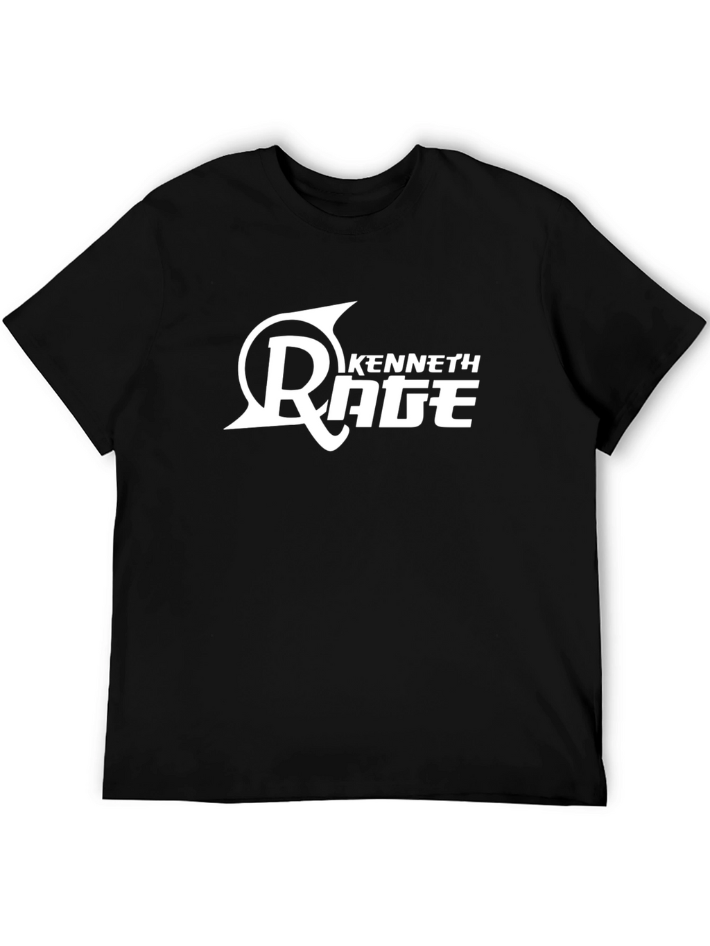 Kenneth Rage Black T-Shirt - Graphic Print