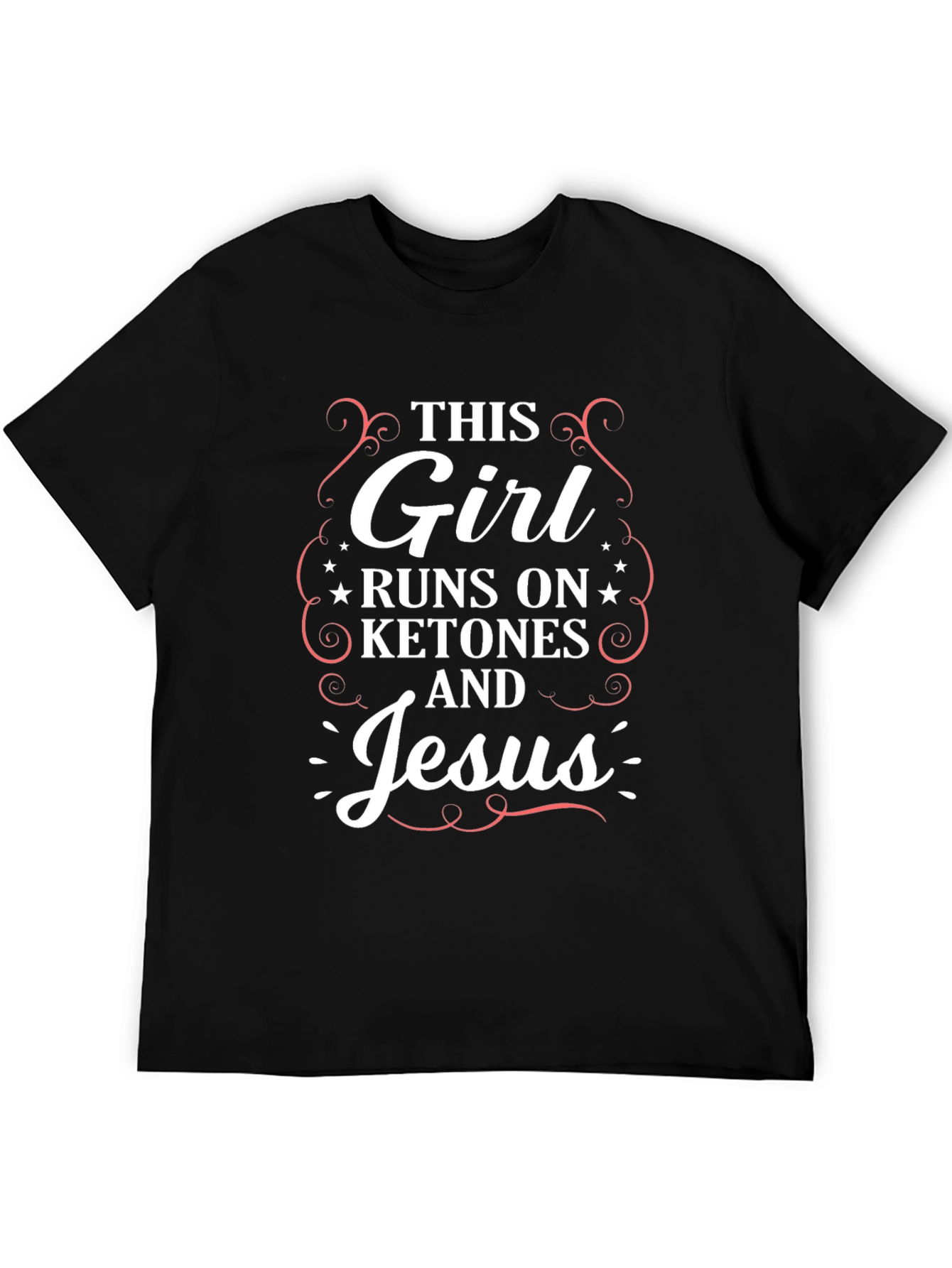 This Girl Runs on Ketones and Jesus T-Shirt
