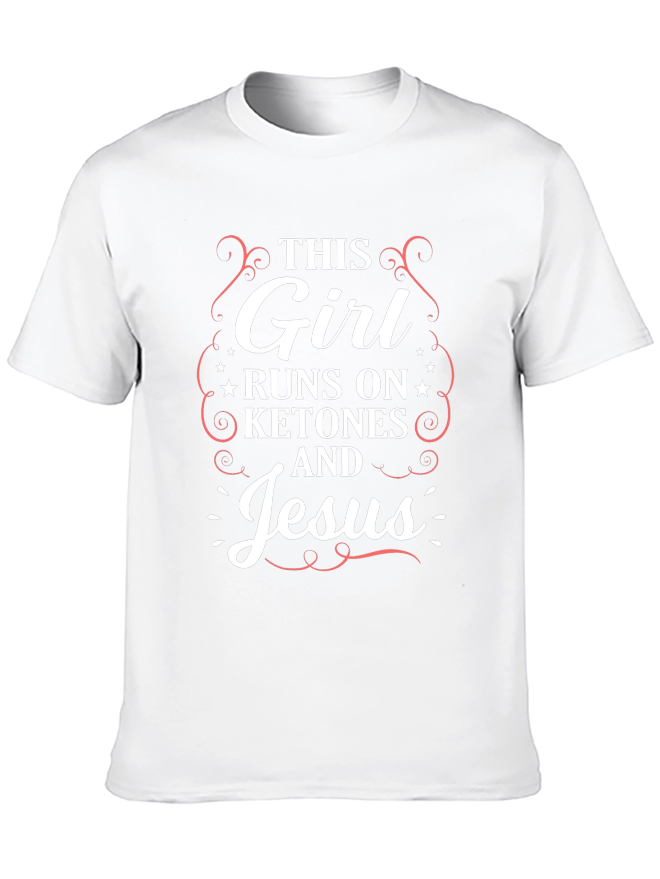 This Girl Runs on Ketones and Jesus T-Shirt