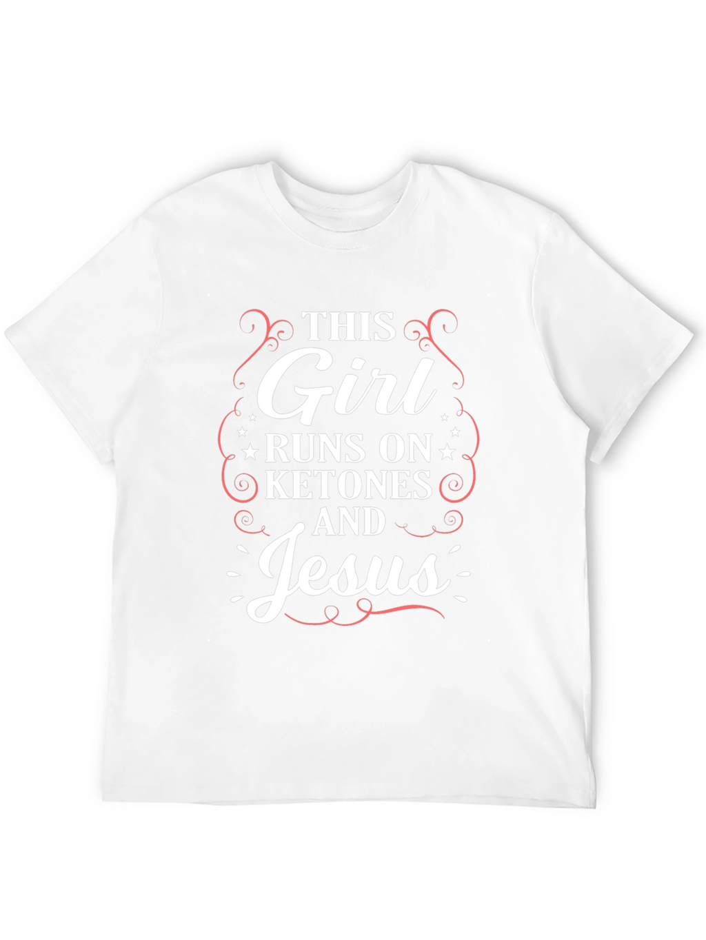 This Girl Runs on Ketones and Jesus T-Shirt