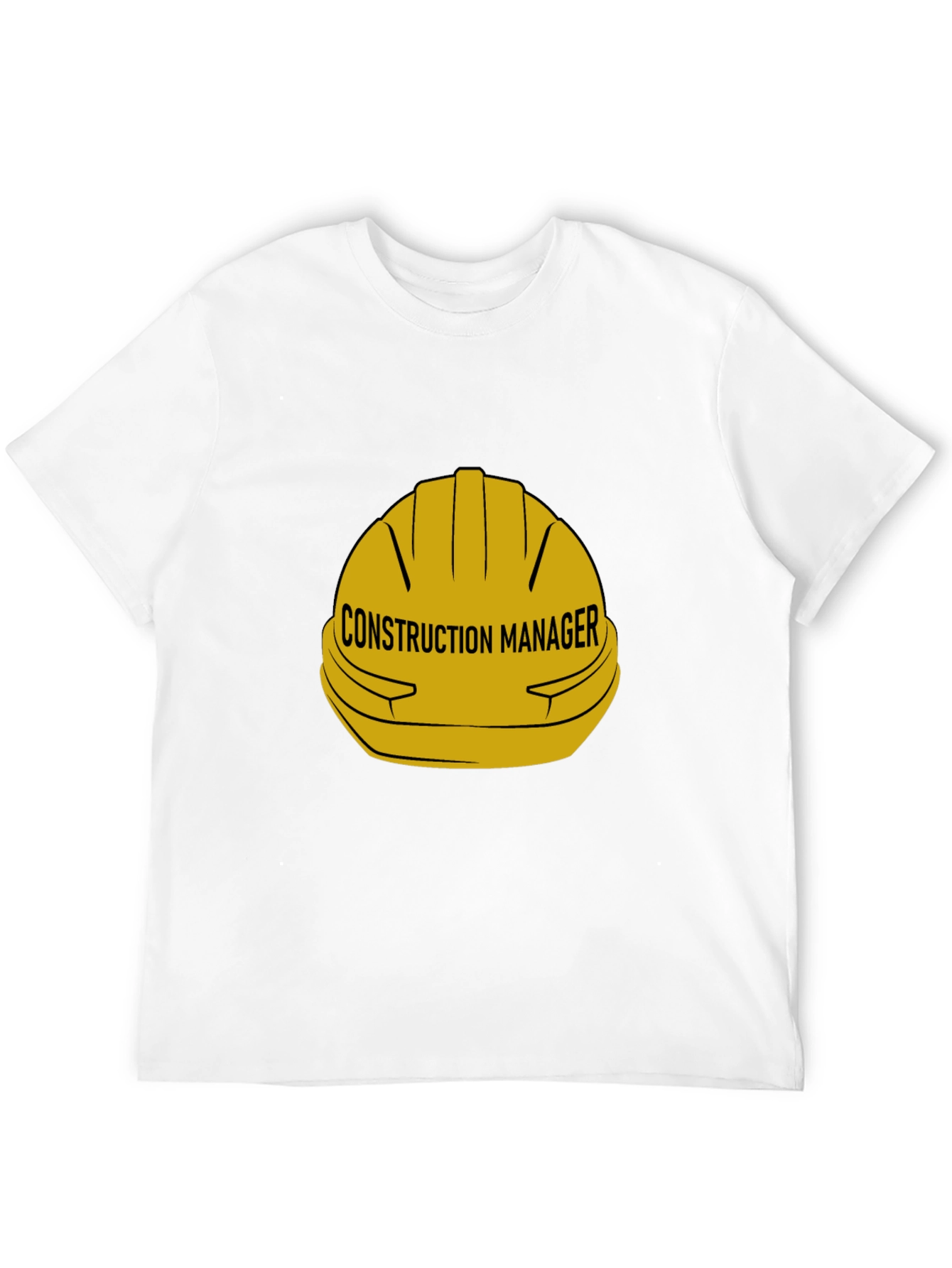 Construction Manager Hard Hat Graphic T-Shirt