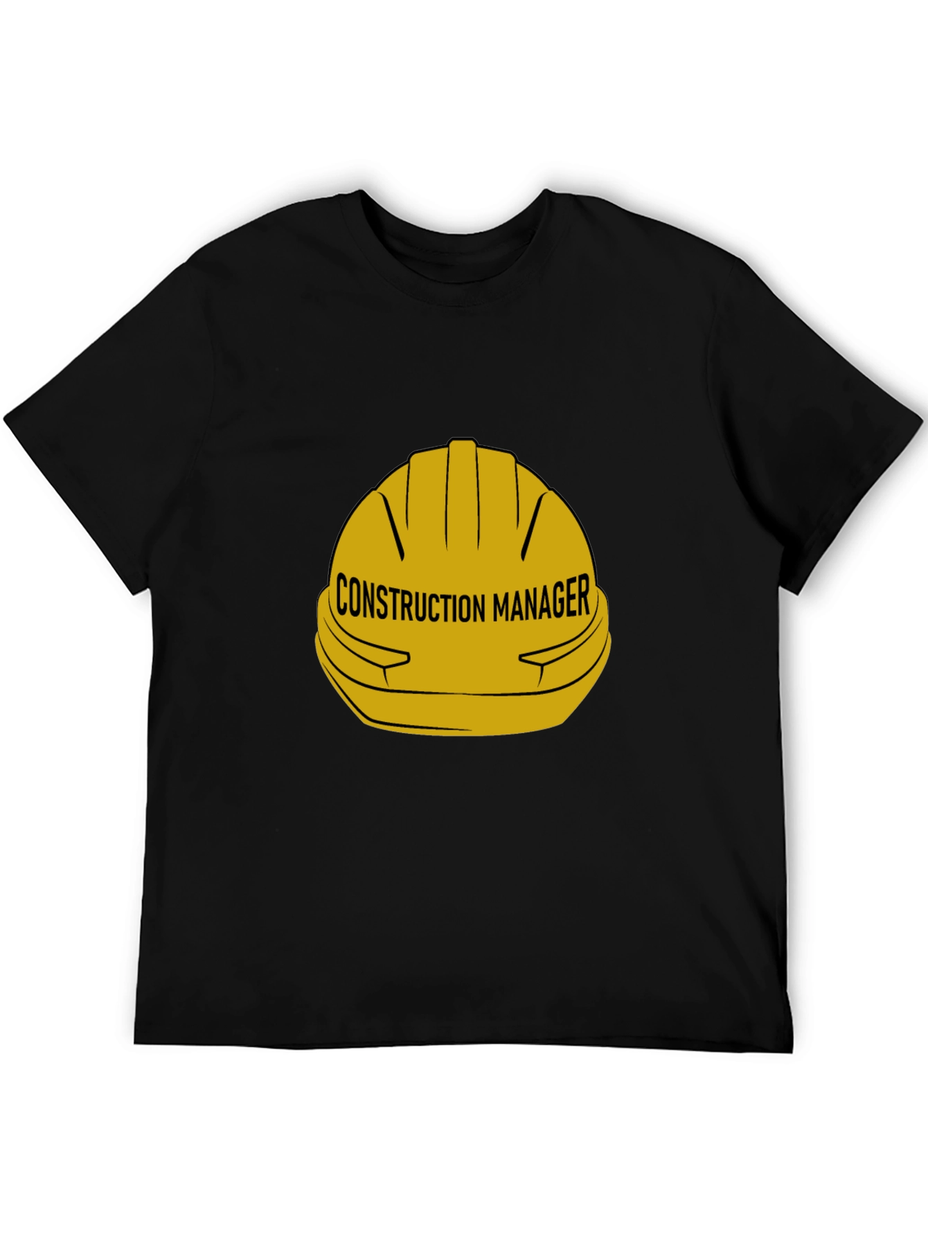 Construction Manager Hard Hat Graphic T-Shirt