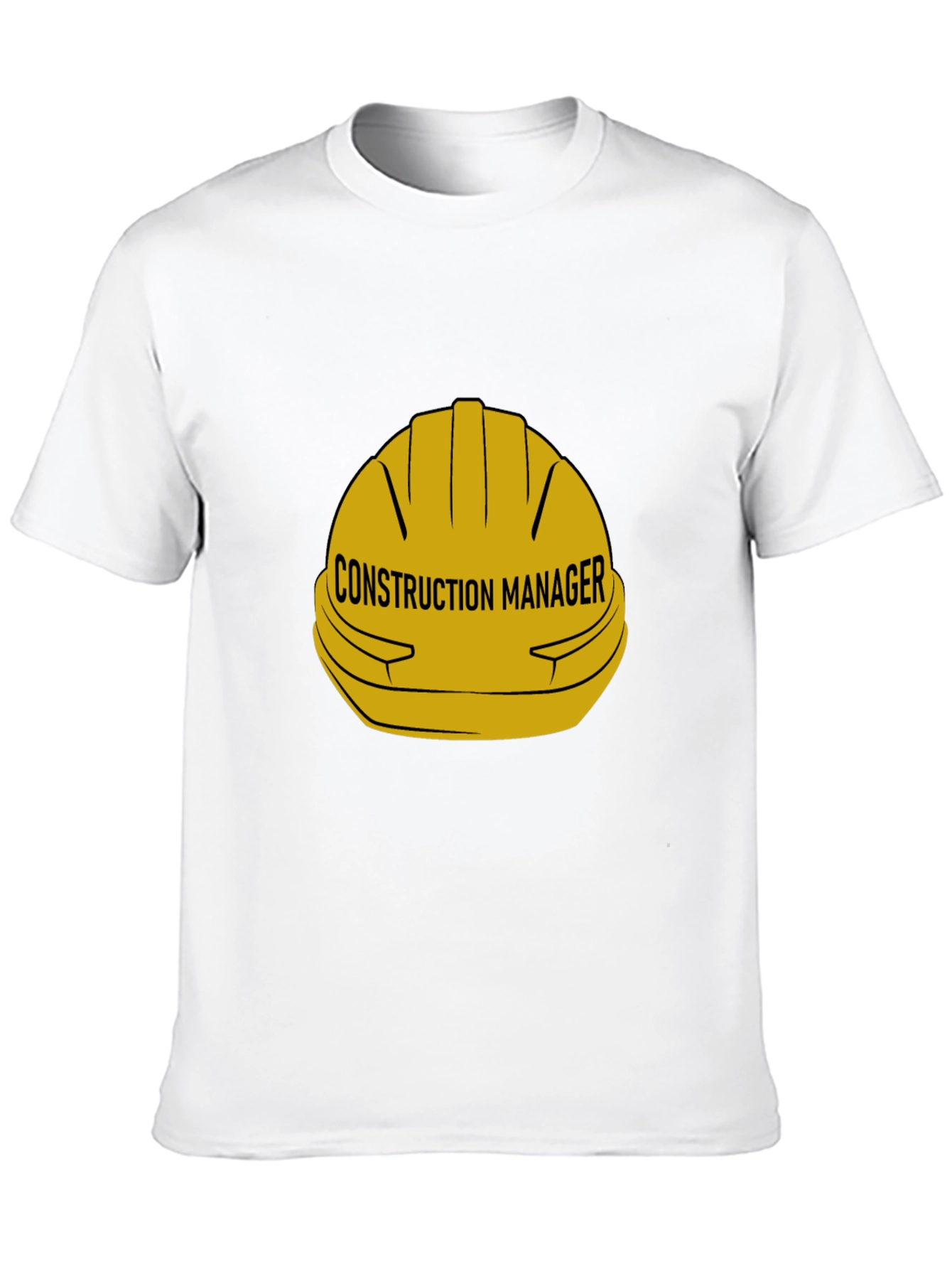 Construction Manager Hard Hat Graphic T-Shirt