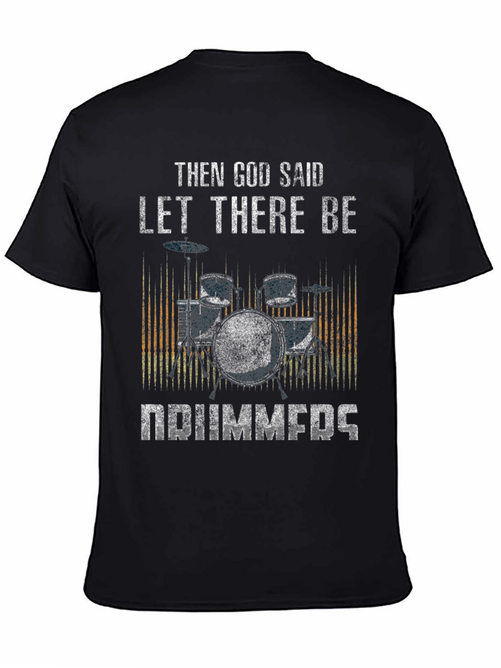 Drummer Graphic Tee - Let There Be Drummers T-Shirt