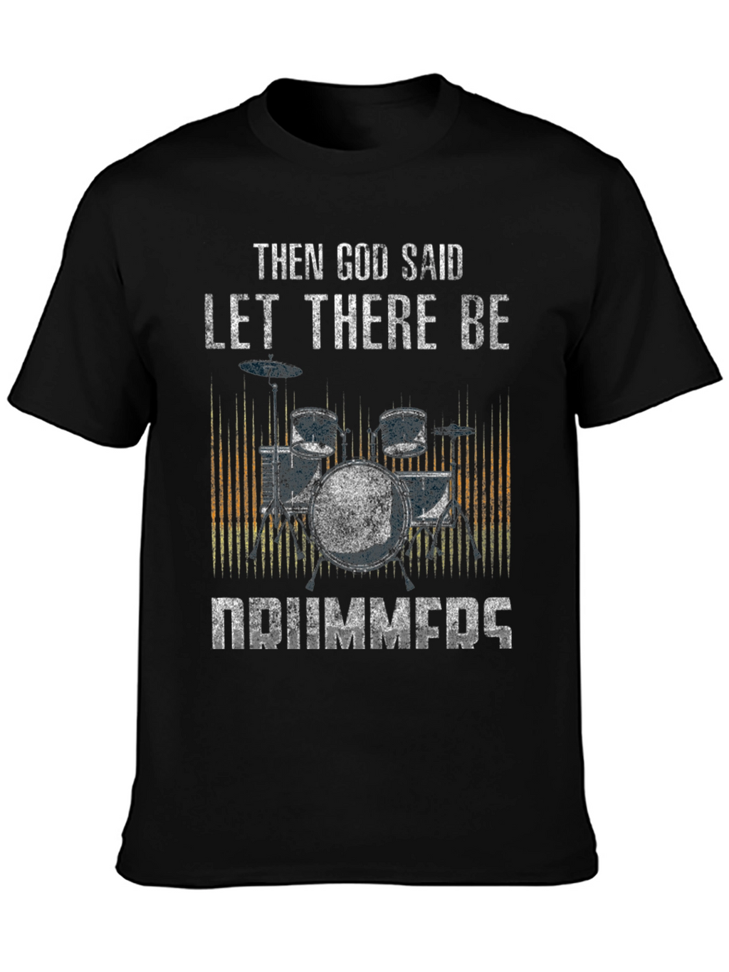 Drummer Graphic Tee - Let There Be Drummers T-Shirt