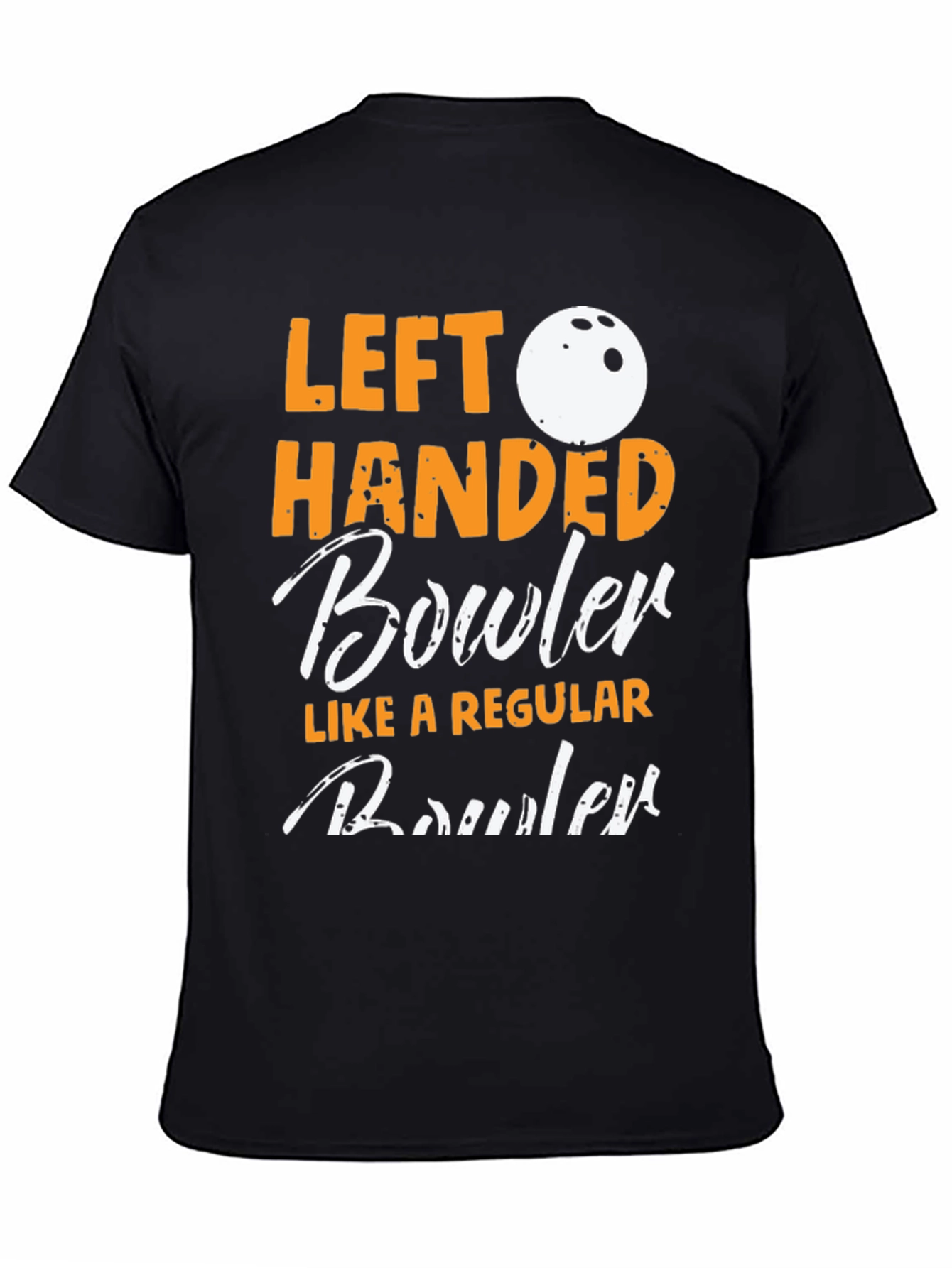 Left Handed Bowler Graphic Tee