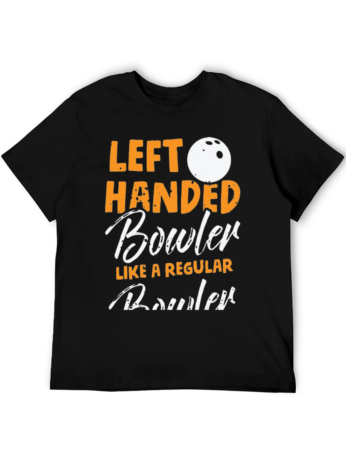 Left Handed Bowler Graphic Tee