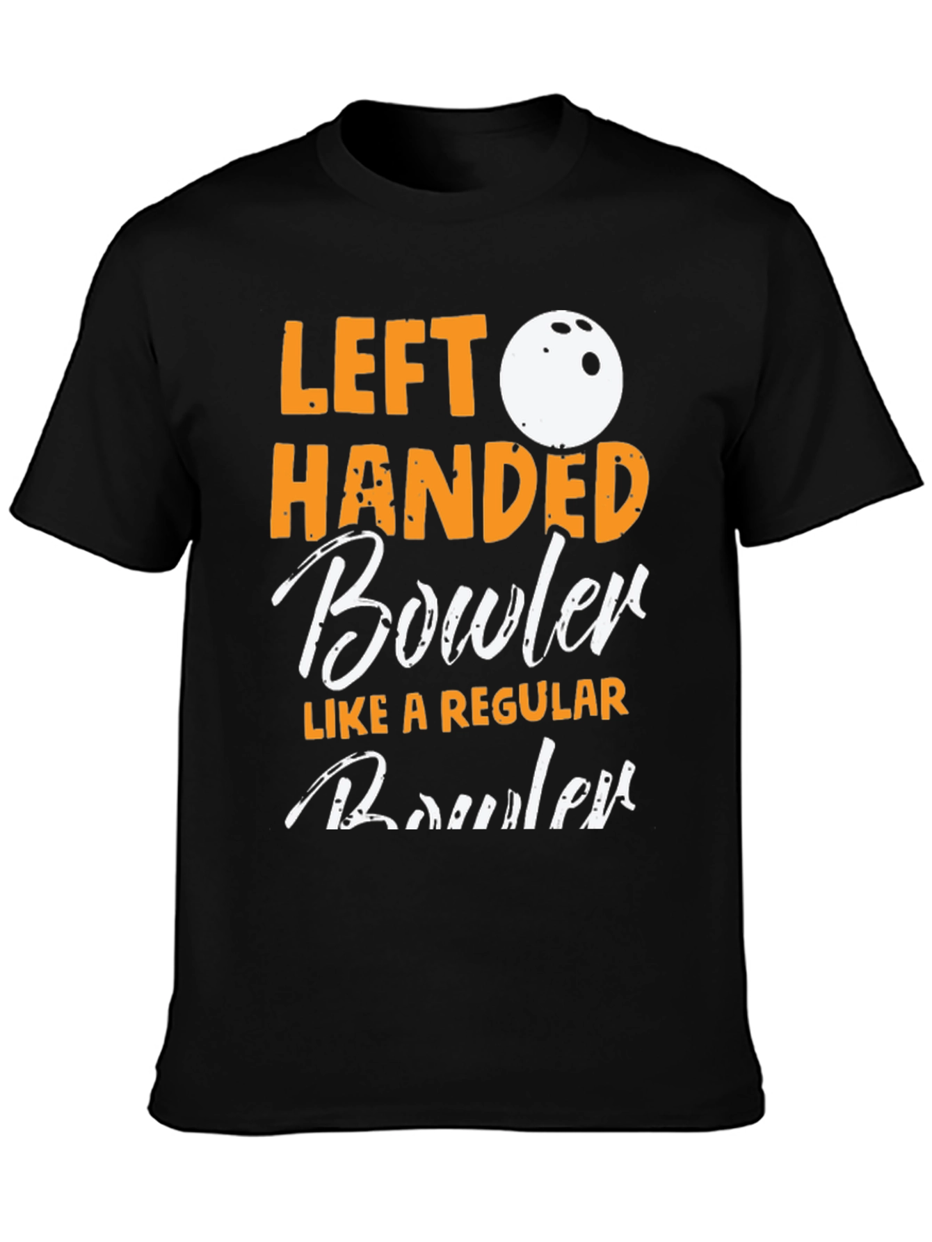 Left Handed Bowler Graphic Tee