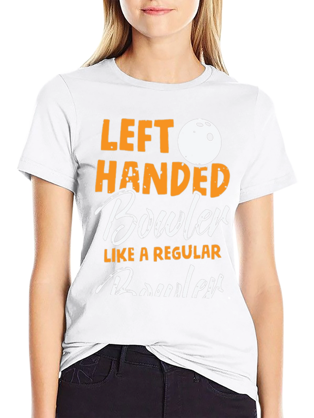 Left Handed Bowler Graphic Tee