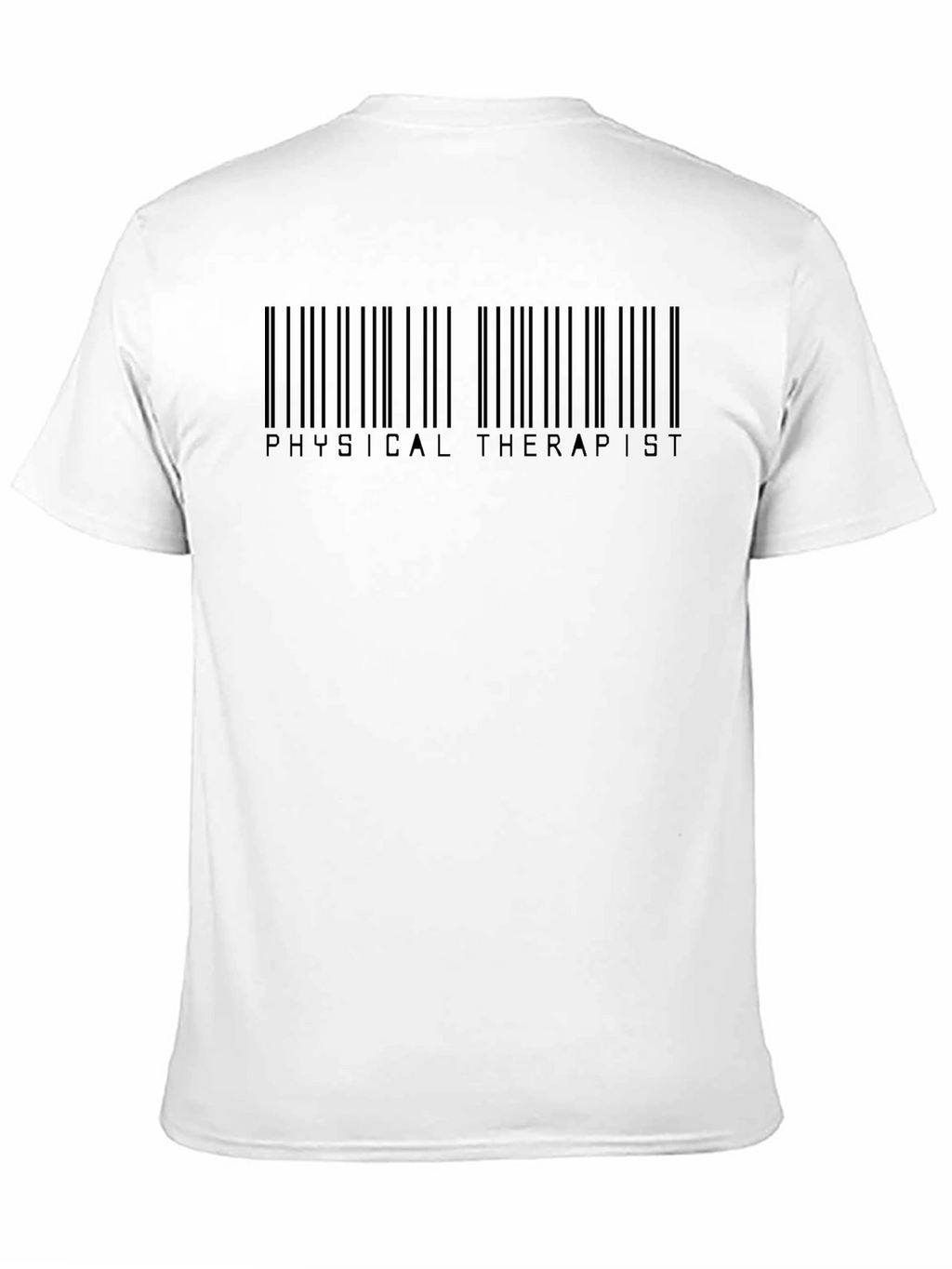Physical Therapist Barcode Black T-Shirt