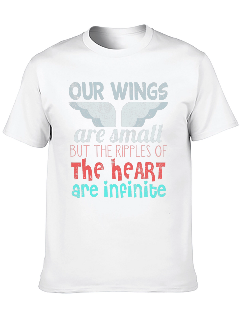 Inspirational Wings Heart Graphic Tee