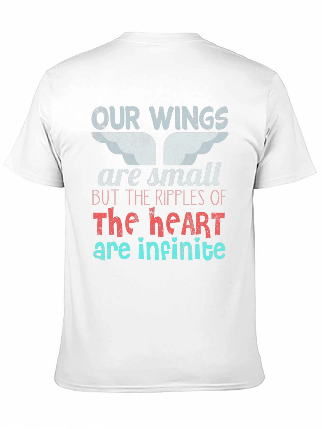 Inspirational Wings Heart Graphic Tee