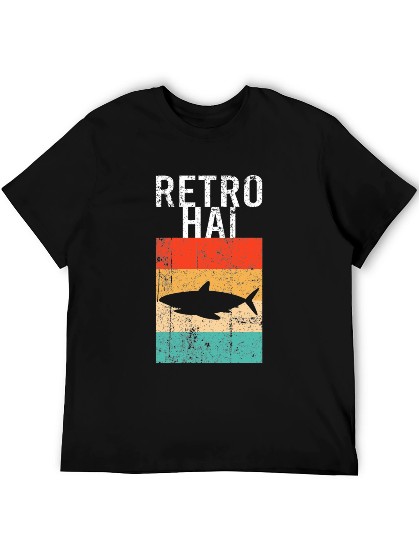 Retro Shark T-Shirt - Vintage Ocean Style