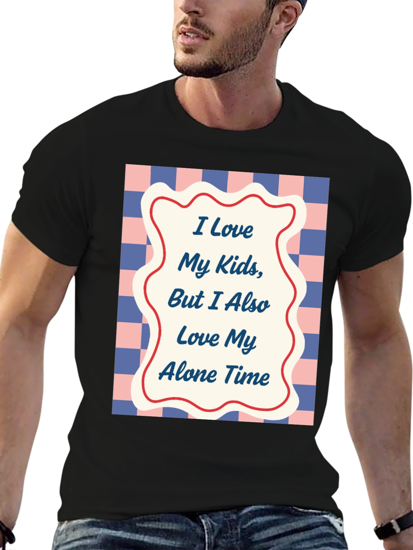 Funny I Love My Kids Alone Time T-Shirt