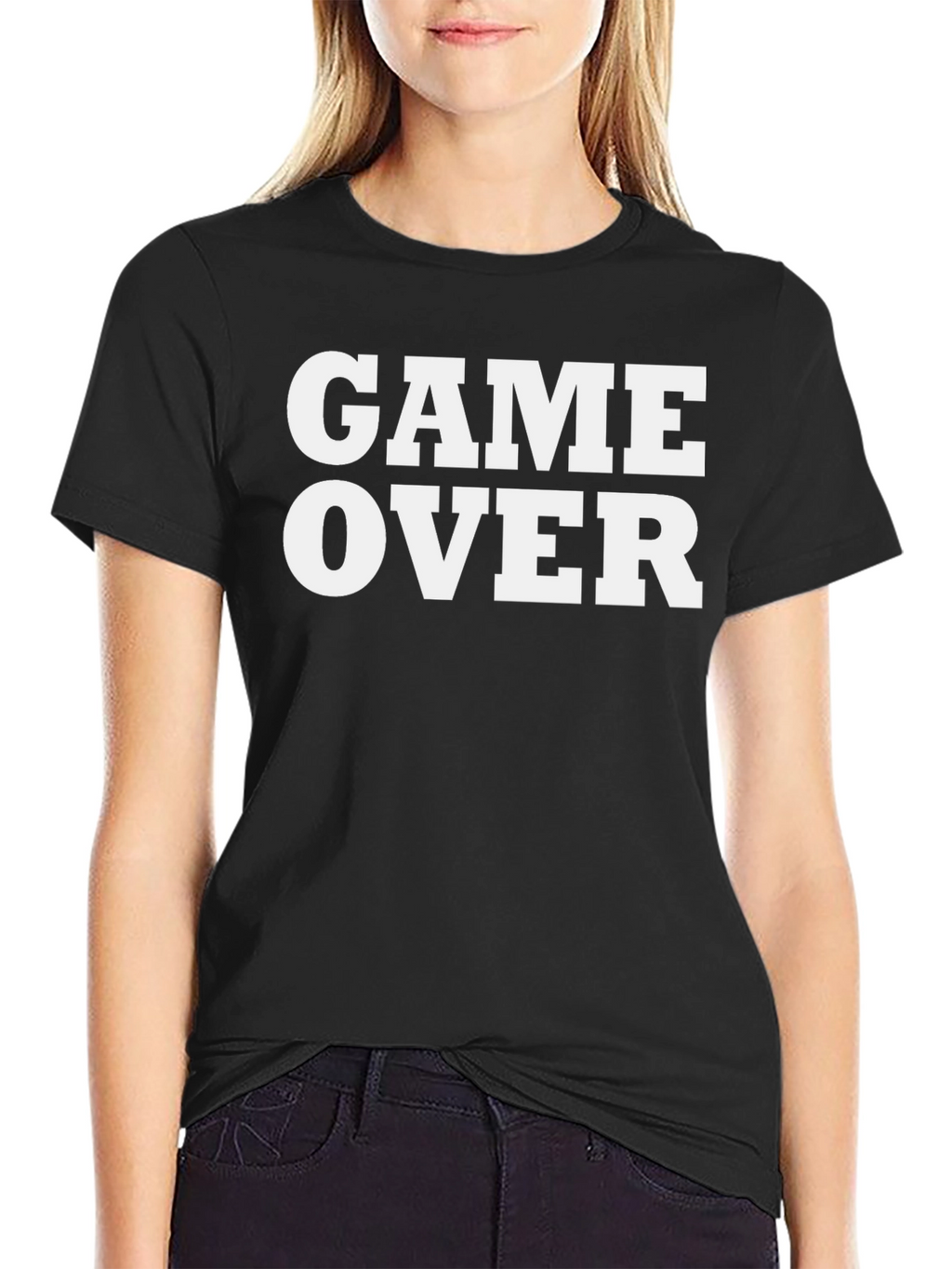 Game Over T-Shirt - Classic Black Gamer Tee