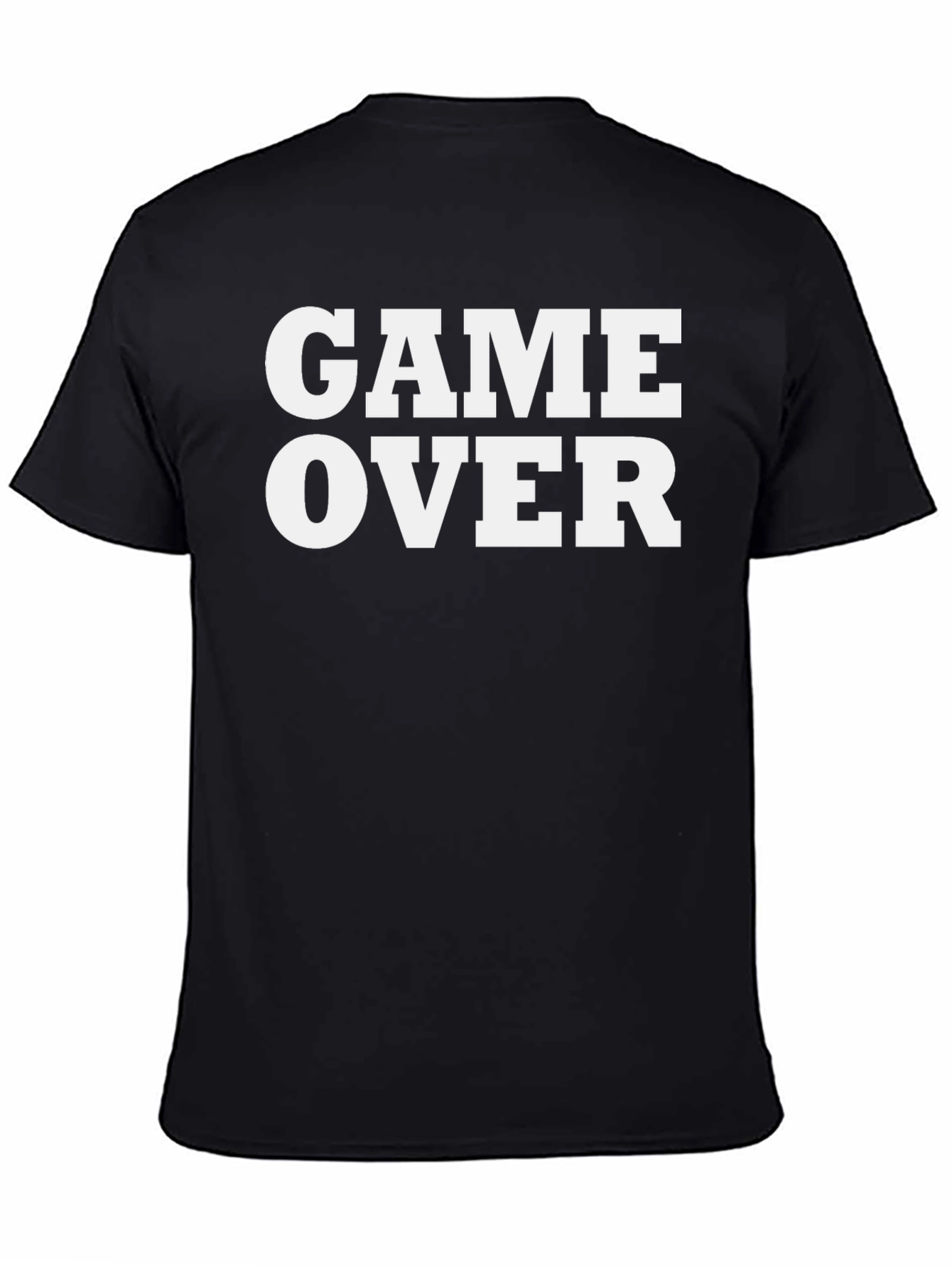 Game Over T-Shirt - Classic Black Gamer Tee