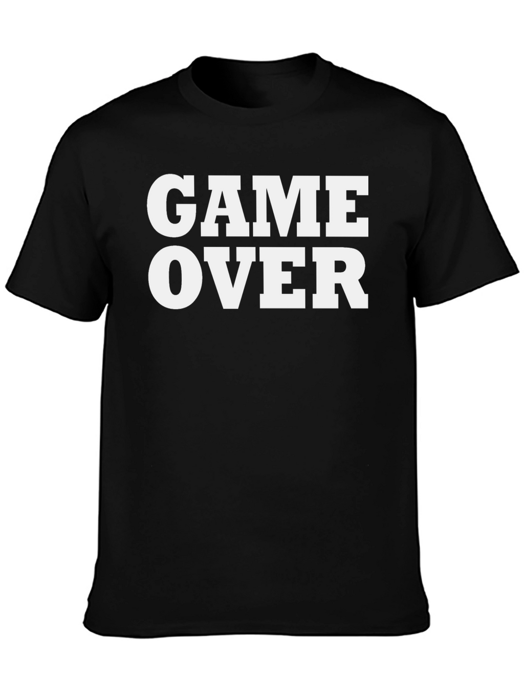 Game Over T-Shirt - Classic Black Gamer Tee