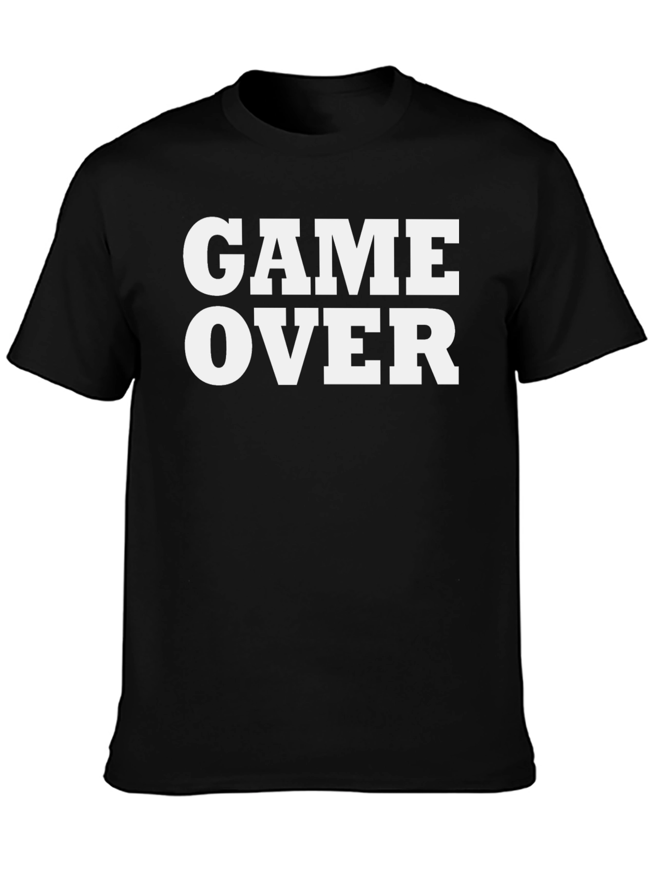 Game Over T-Shirt - Classic Black Gamer Tee