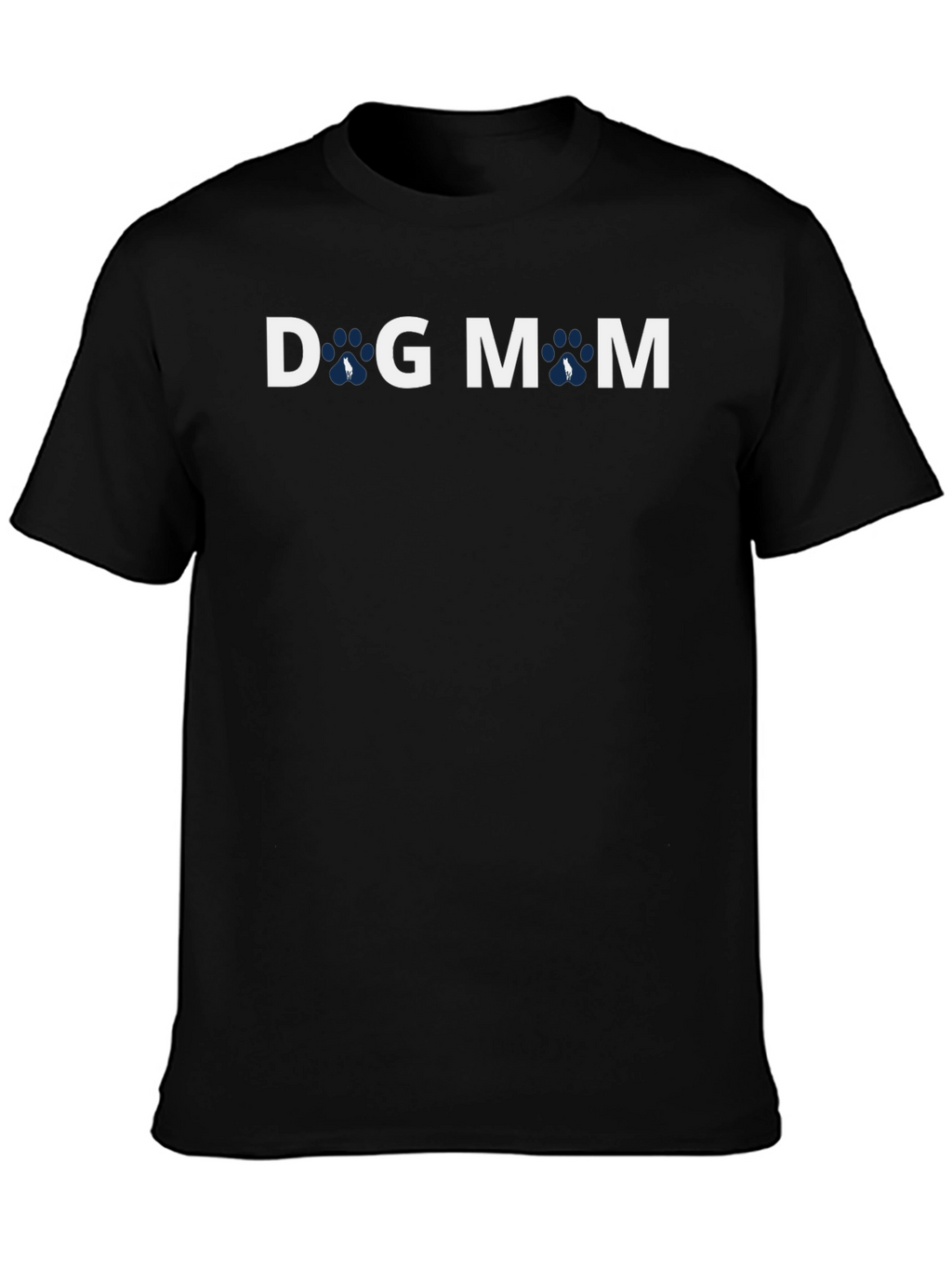 Dog Mom T-Shirt - Black