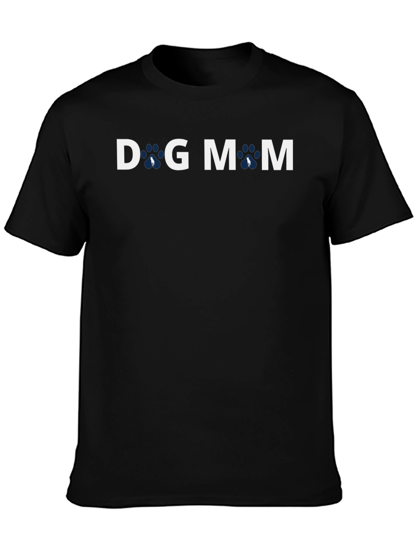 Dog Mom T-Shirt - Black
