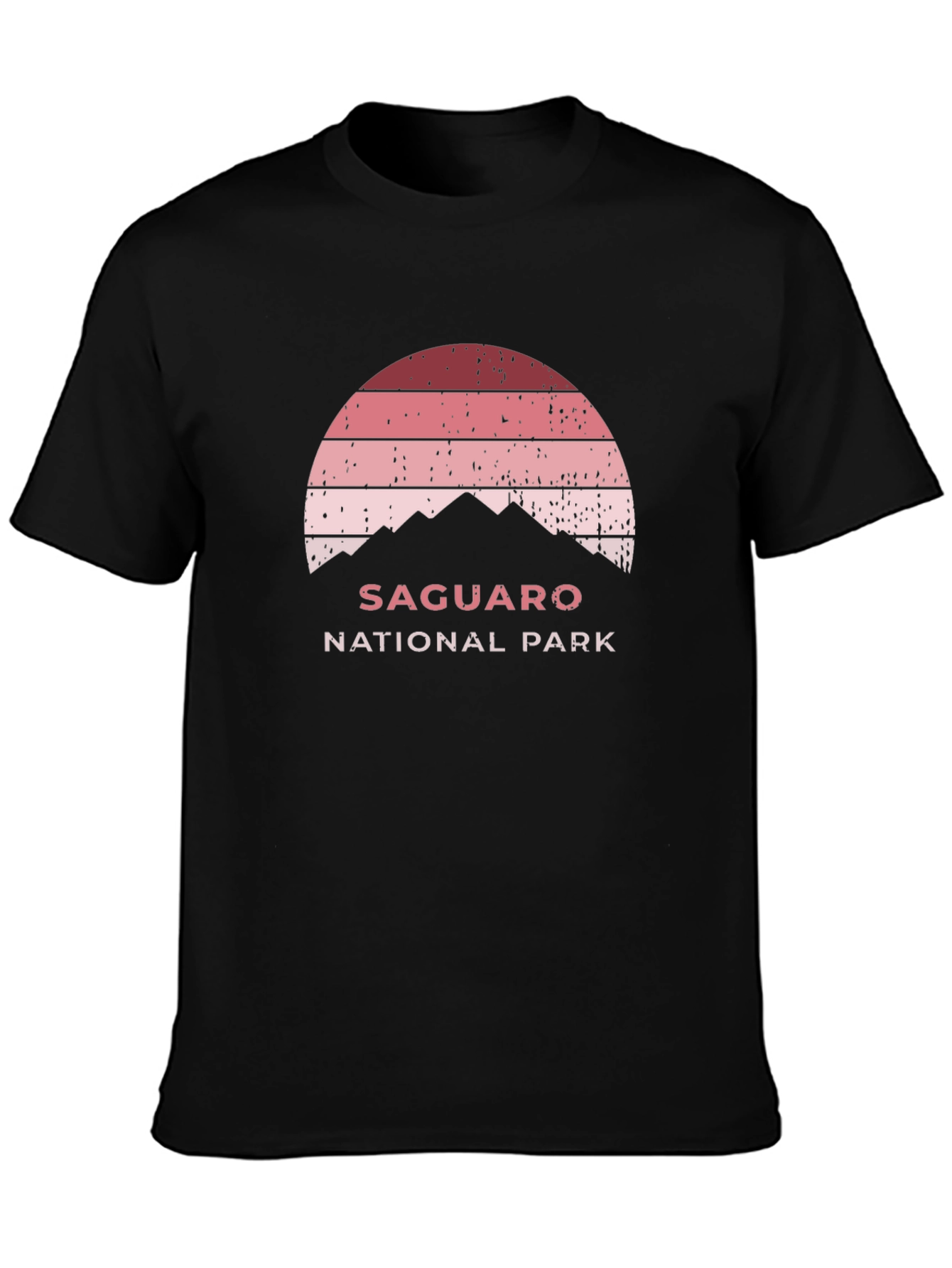 Saguaro National Park Retro Sunset Graphic Tee
