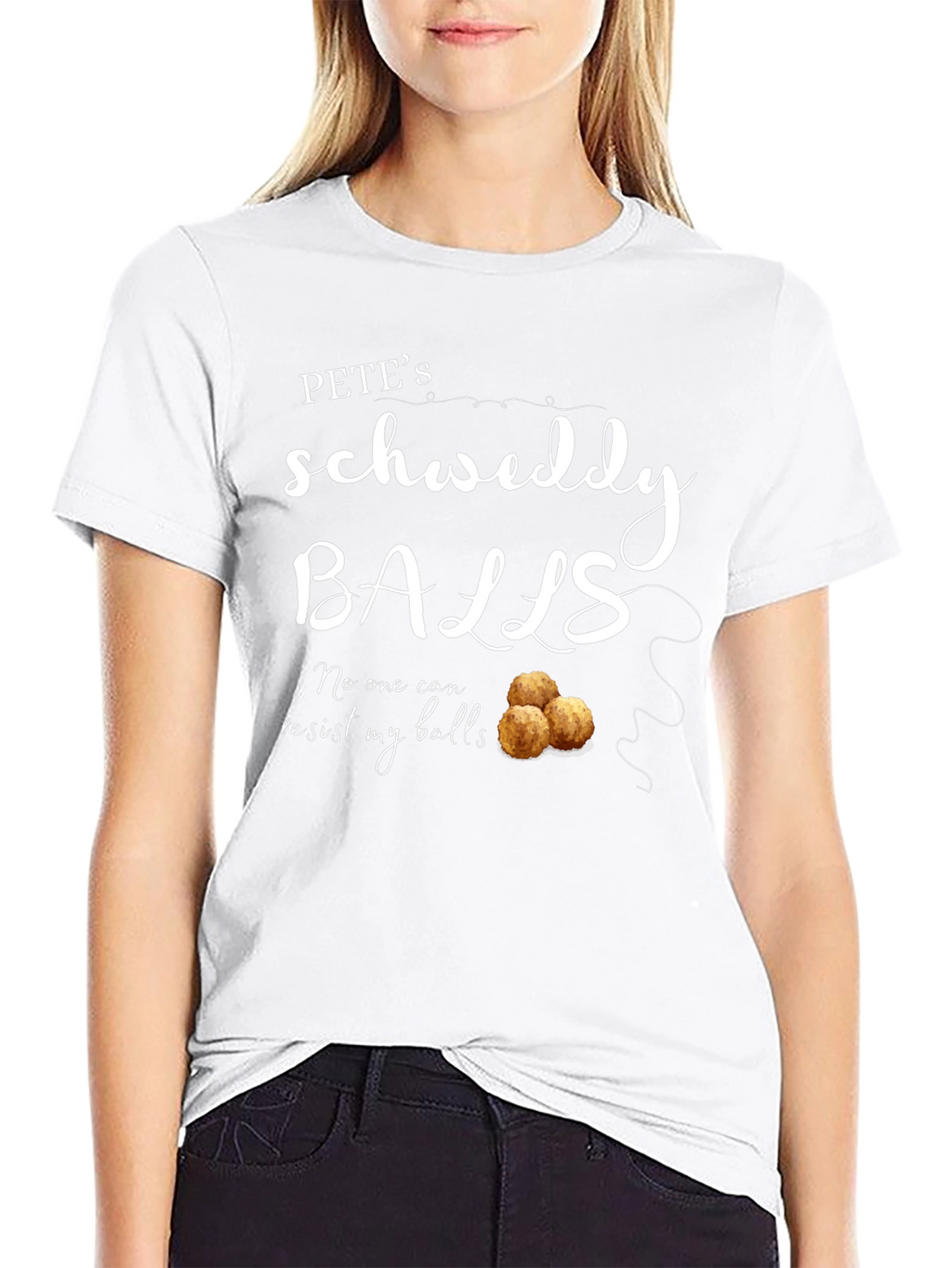 Petes Schweddy Balls Funny Graphic T-Shirt