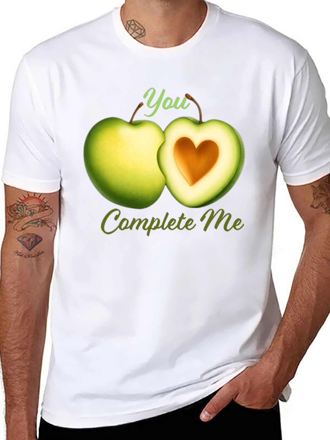 You Complete Me T-Shirt Cute Matching Couple Tee