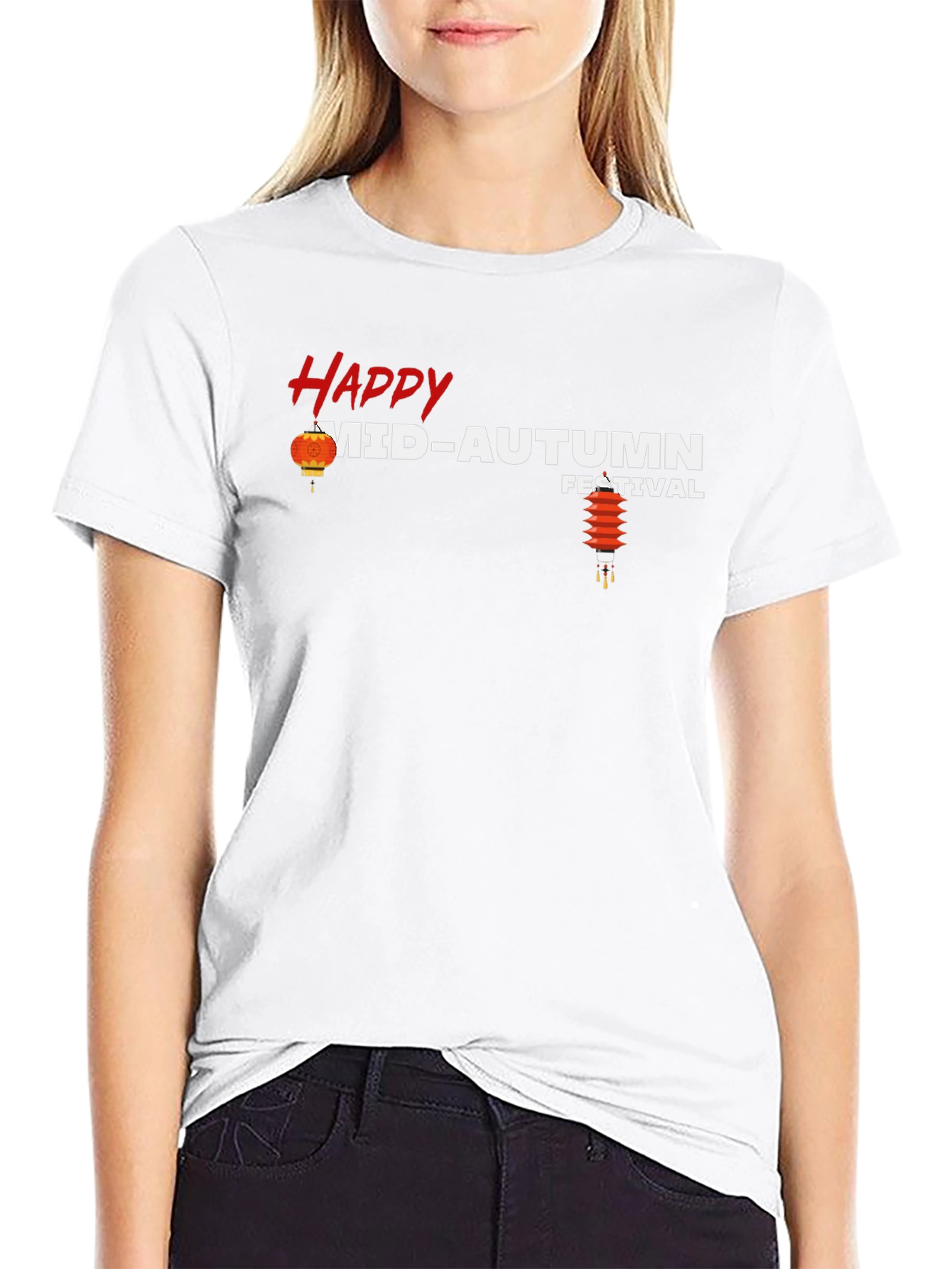 Happy Mid-Autumn Festival Graphic T-Shirt