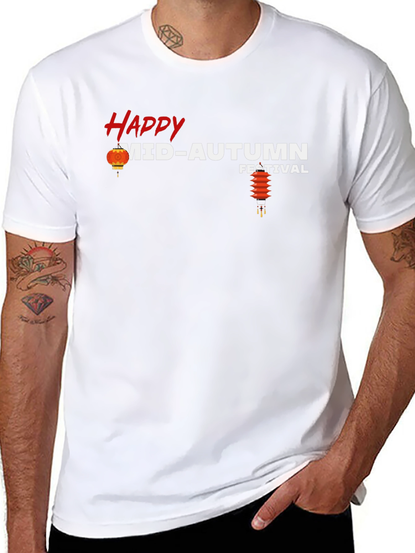 Happy Mid-Autumn Festival Graphic T-Shirt
