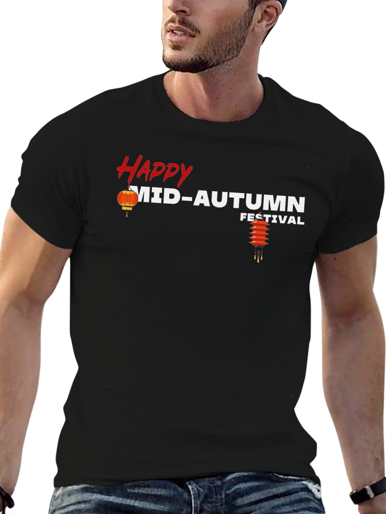 Happy Mid-Autumn Festival Graphic T-Shirt