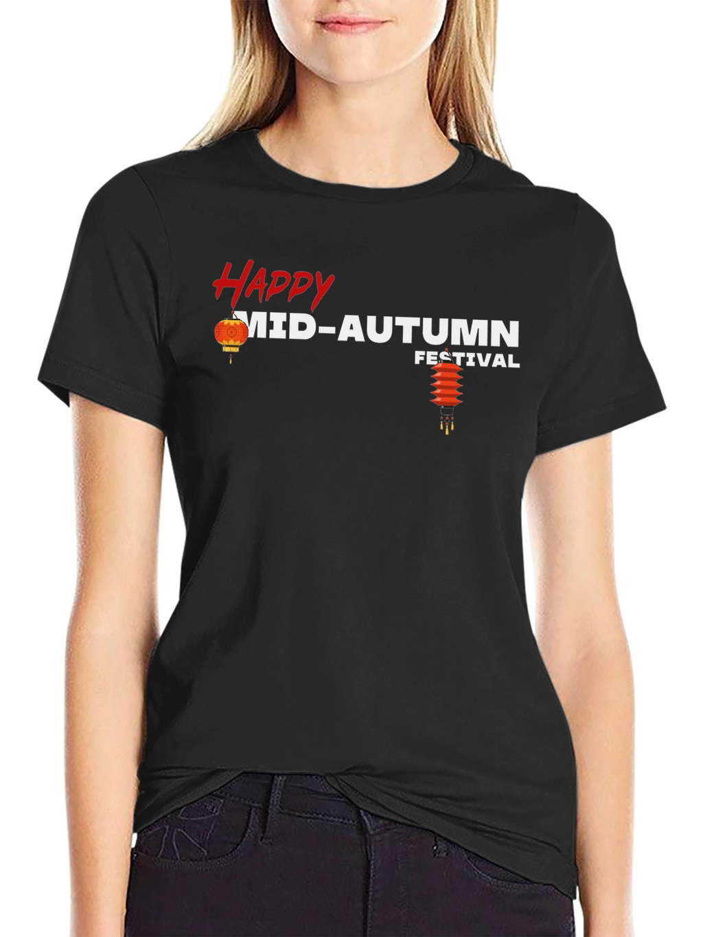 Happy Mid-Autumn Festival Graphic T-Shirt