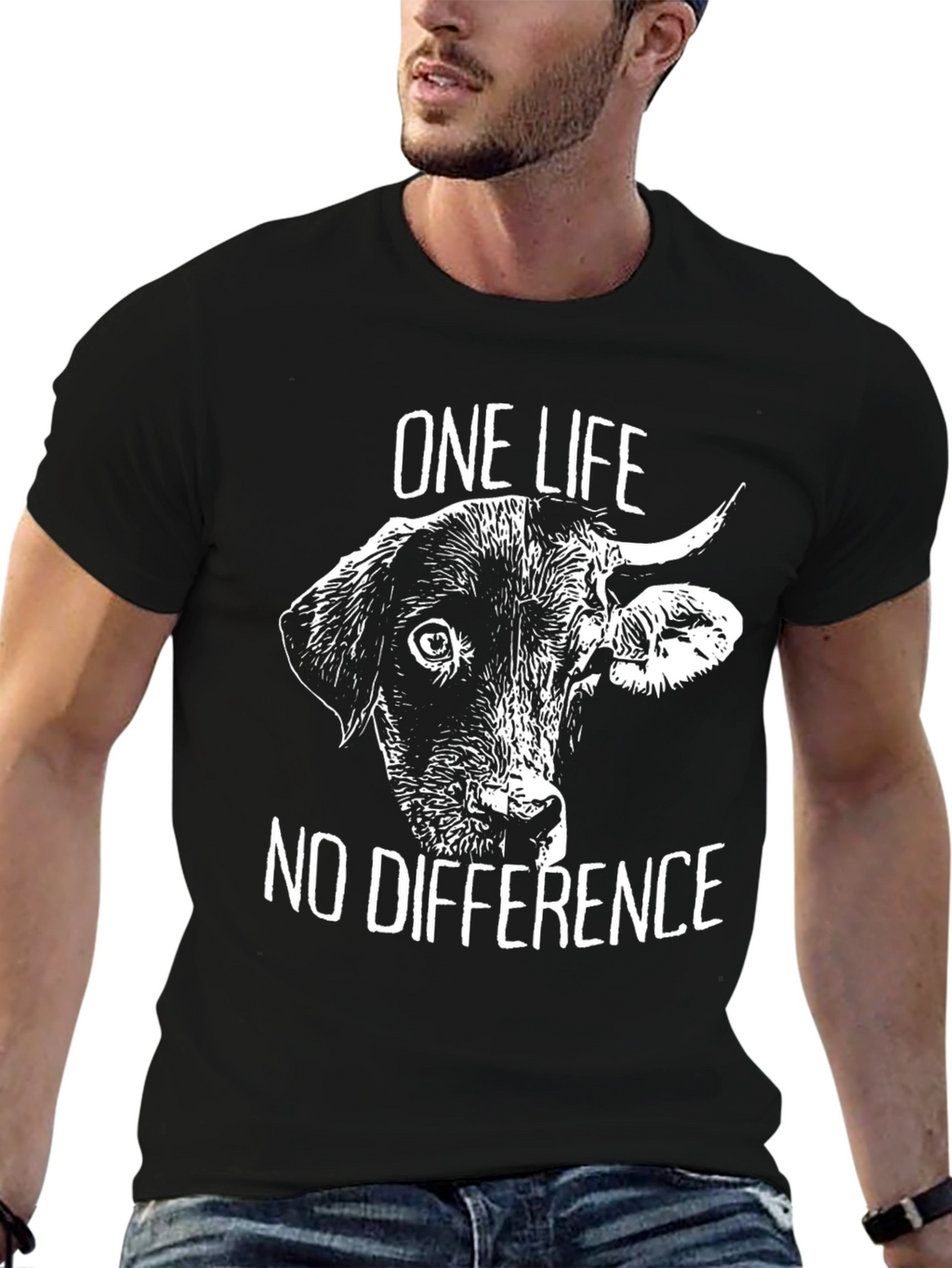 One Life No Difference Vegan T-Shirt