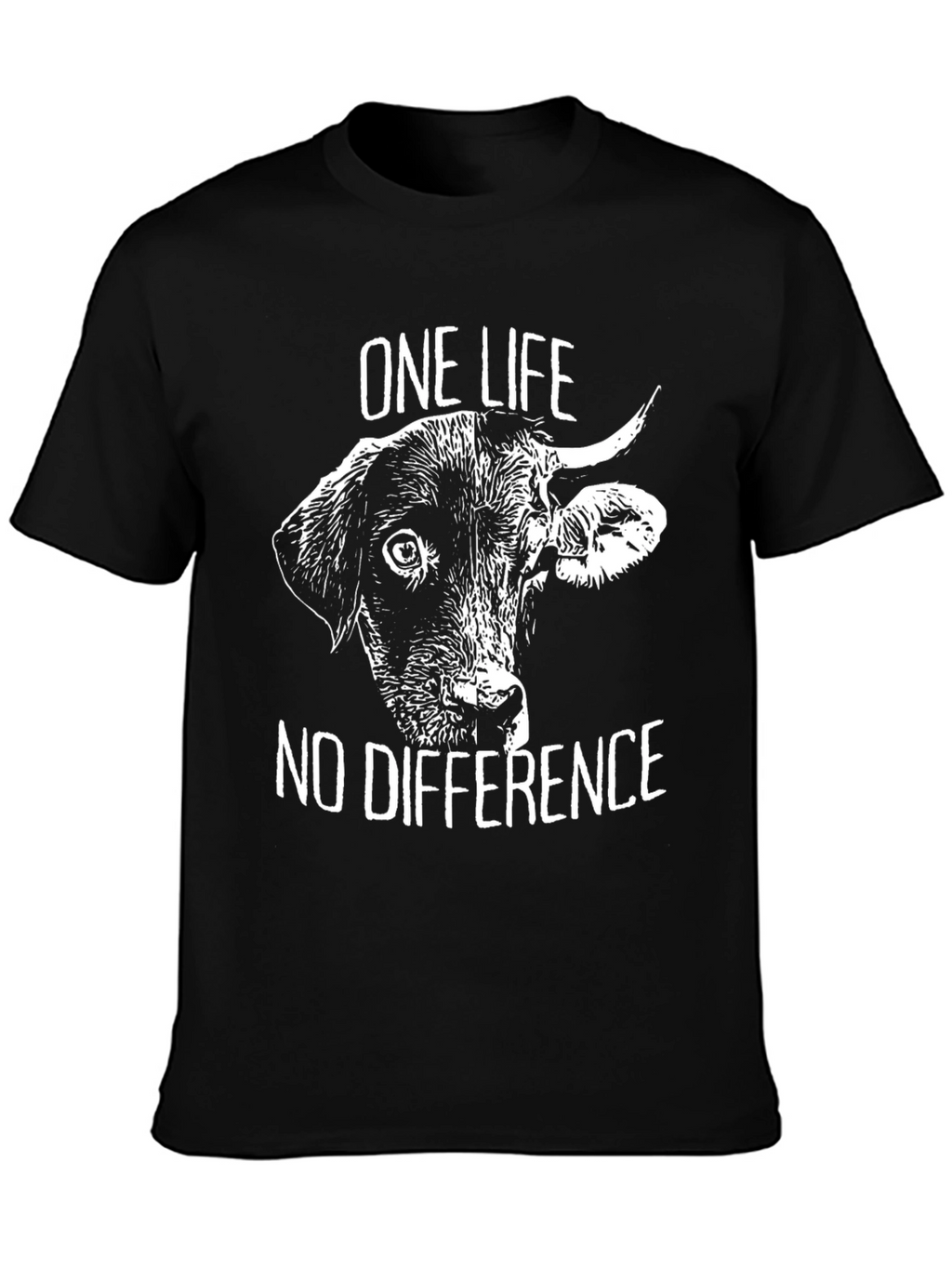 One Life No Difference Vegan T-Shirt