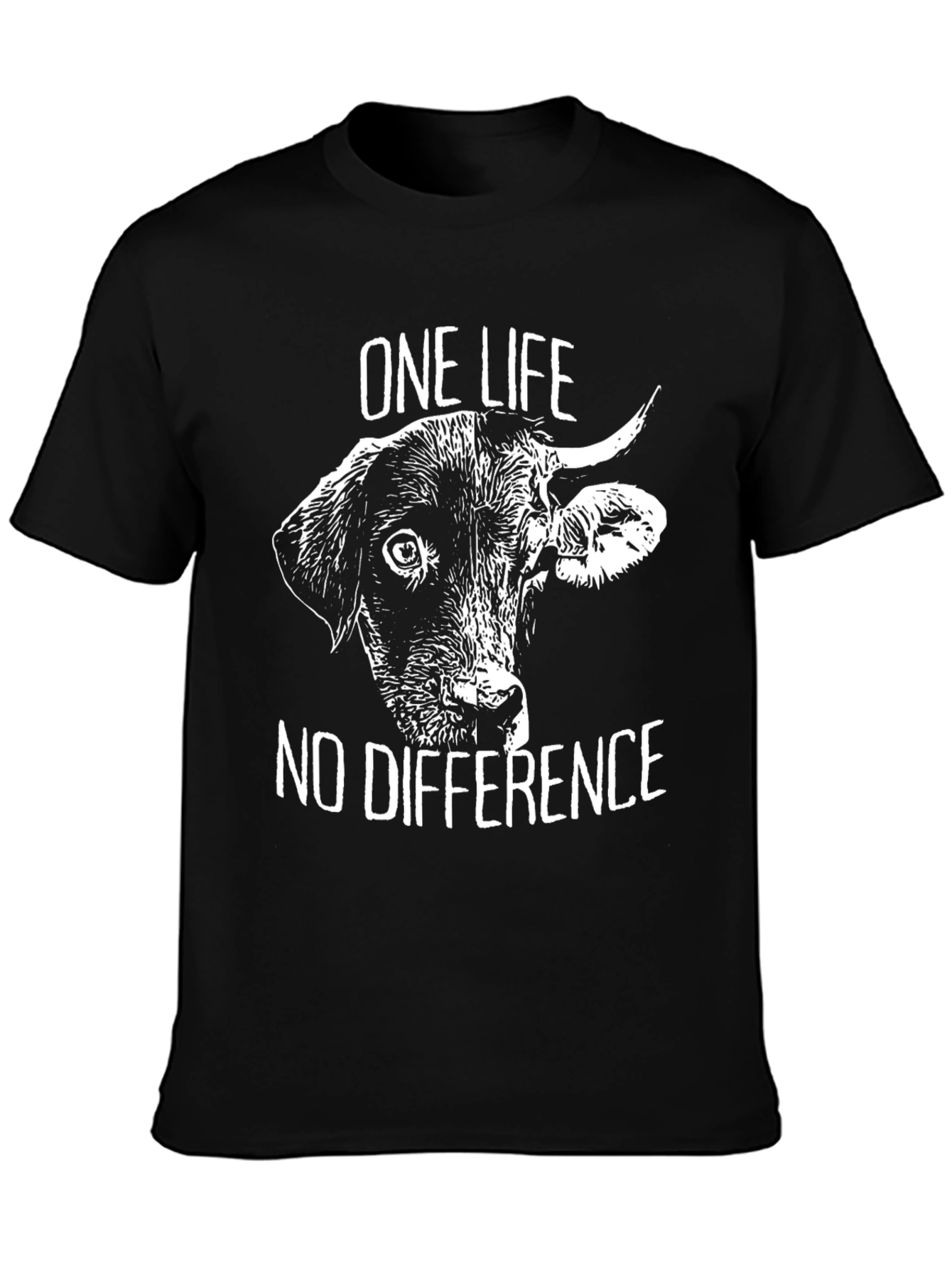 One Life No Difference Vegan T-Shirt